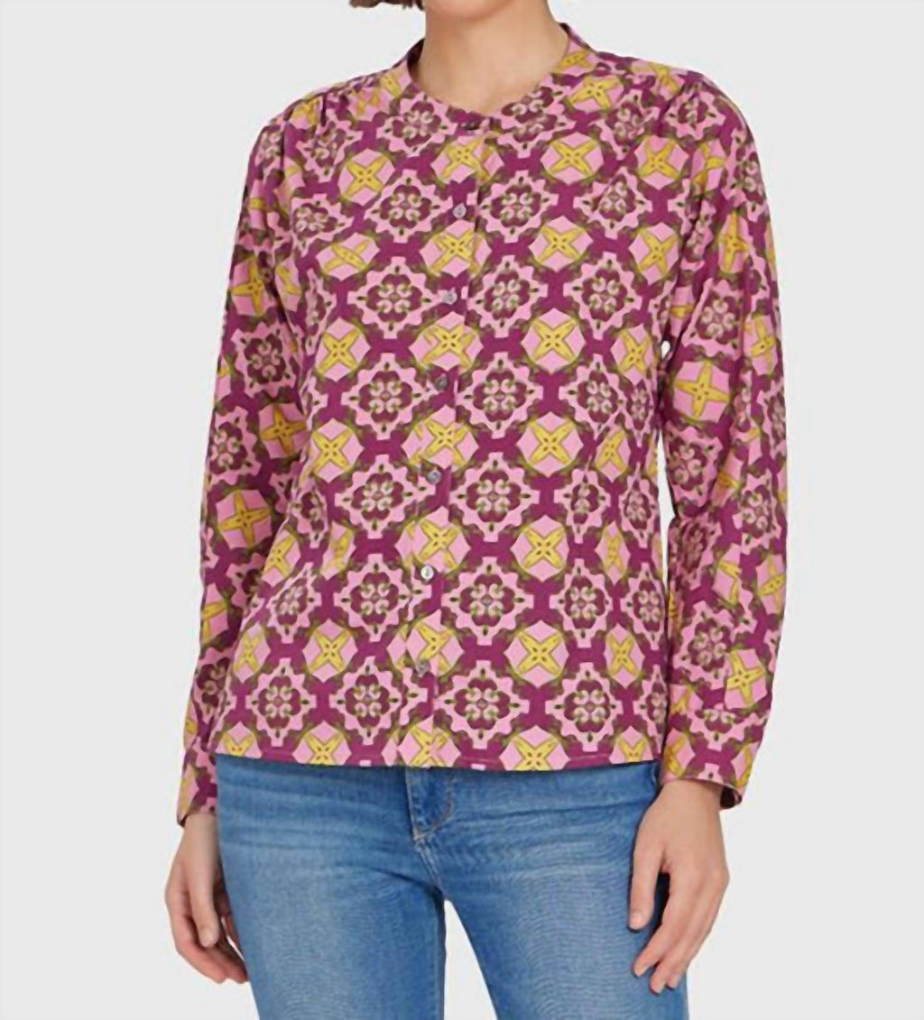 Zanzibar Bradley Shirt In Purple