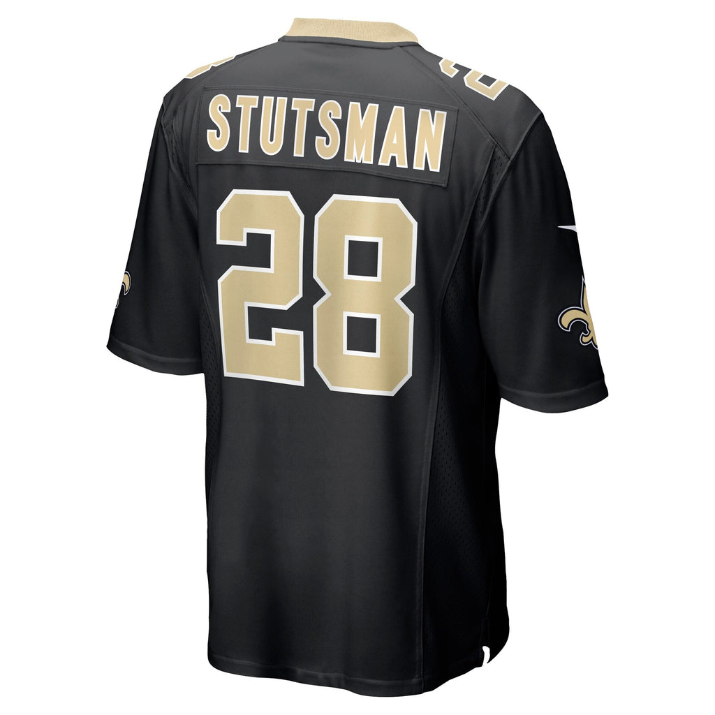 New Orleans Saints Danny Stutsman Black Team Game Jersey