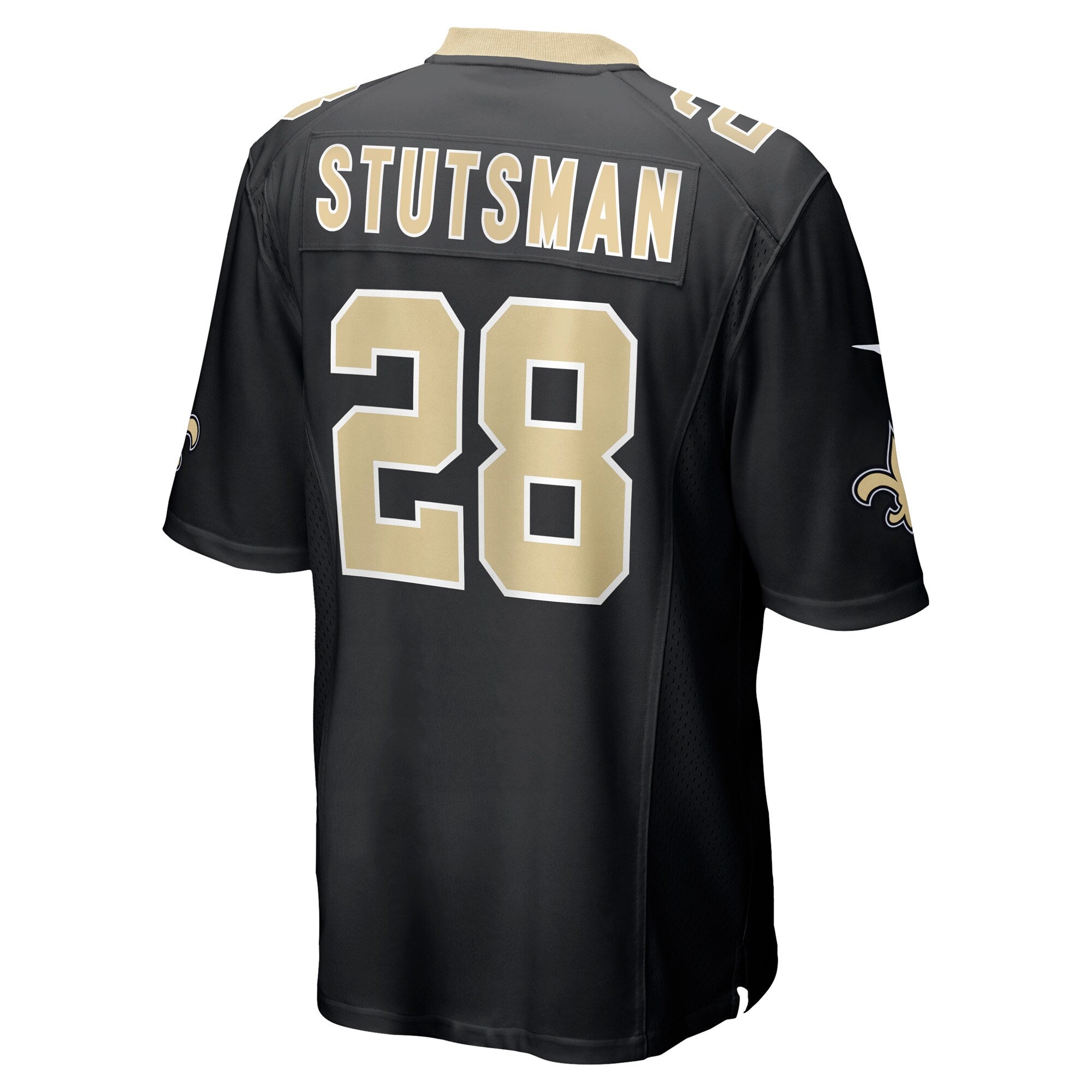 New Orleans Saints Danny Stutsman Black Team Game Jersey