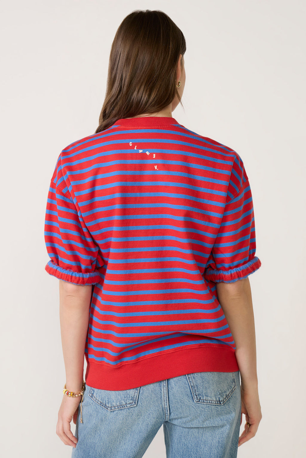 Women's Short Sleeve Oversized Sweatshirt