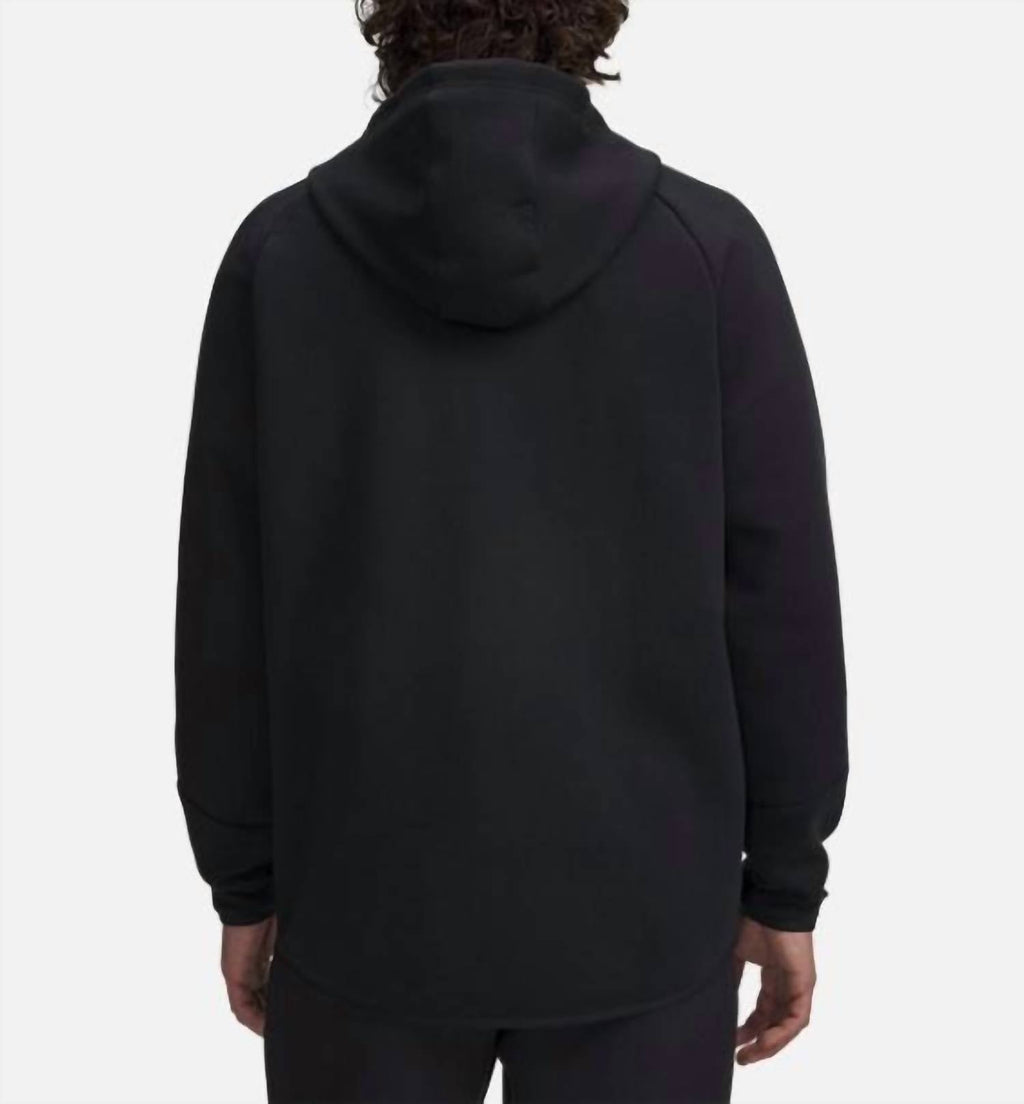 Unstoppable Fleece Full Zip Hoodie In Black