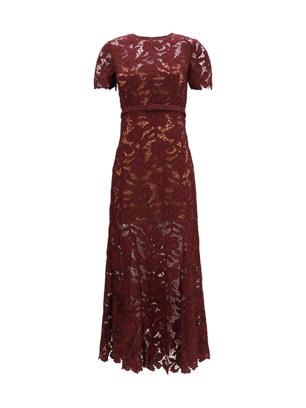 Self-Portrait Women Midi Lace Dress
