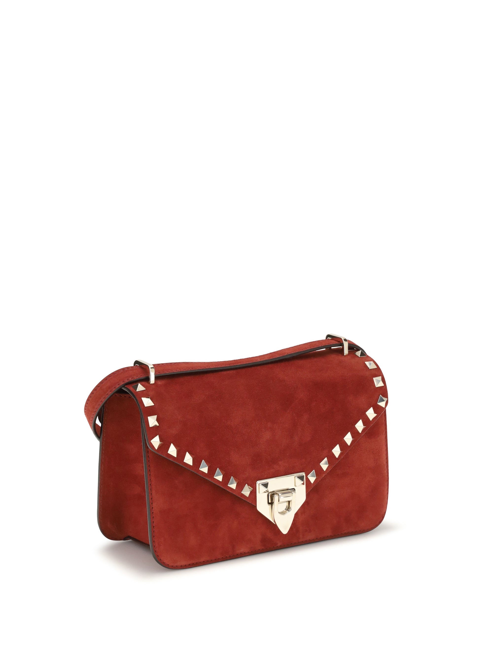 Valentino Garavani Women Rockstud Mini Suede Shoulder Bag