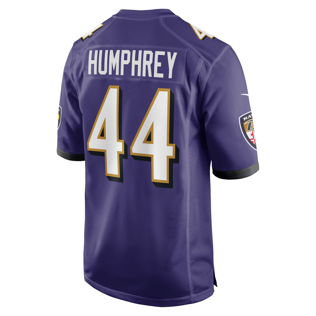 Baltimore Ravens Marlon Humphrey Purple Game Team Jersey
