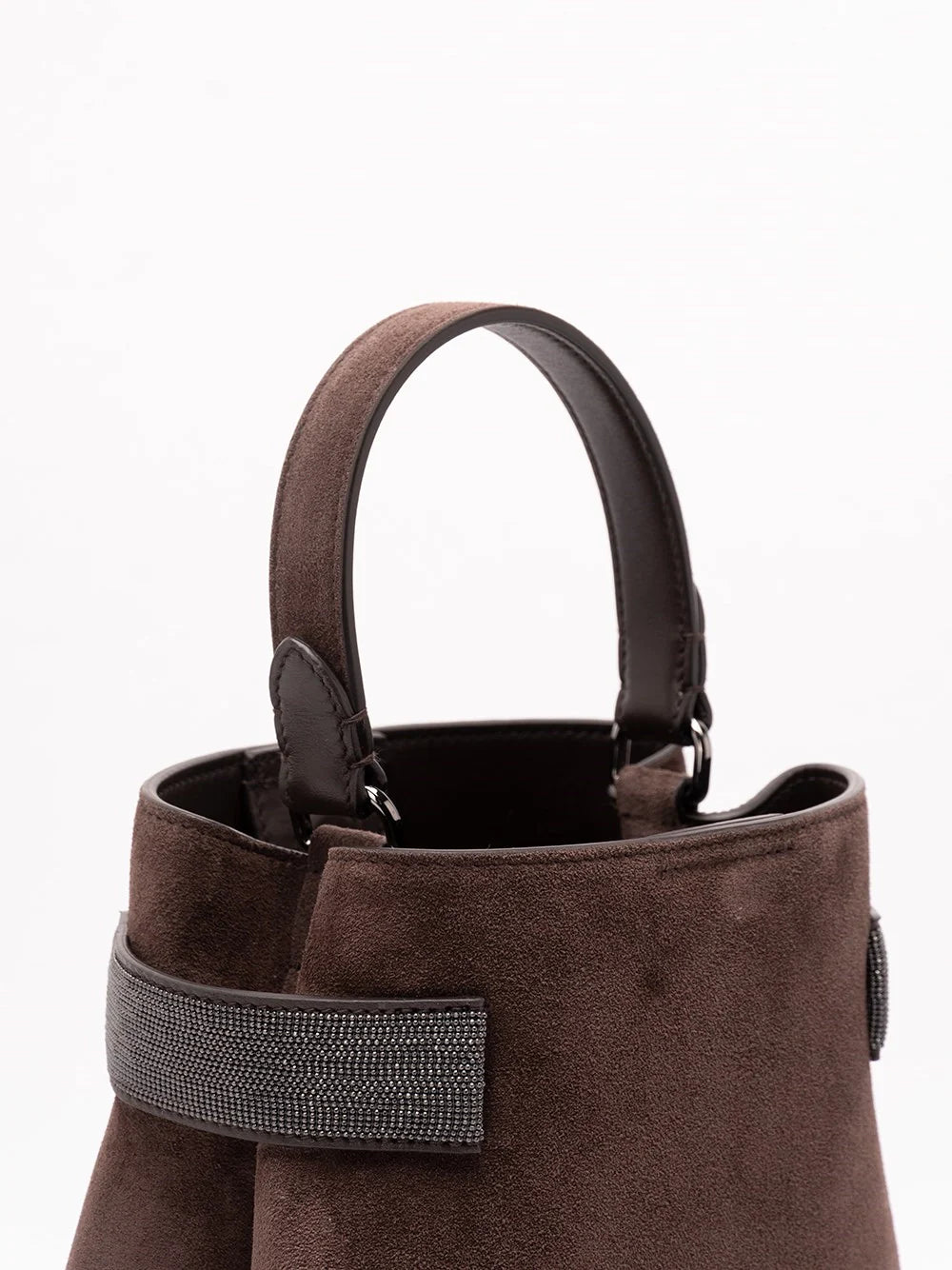 Brunello Cucinelli Women Small Soft Velour Crossbody Bag