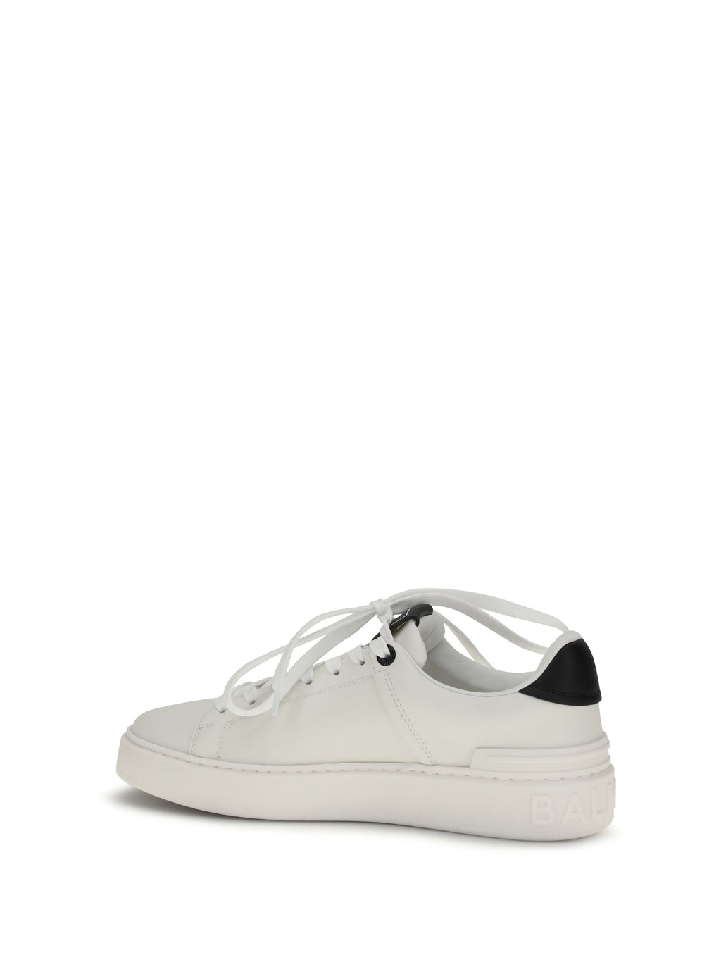 Balmain Women B-Court Sneakers In Calfskin Leather