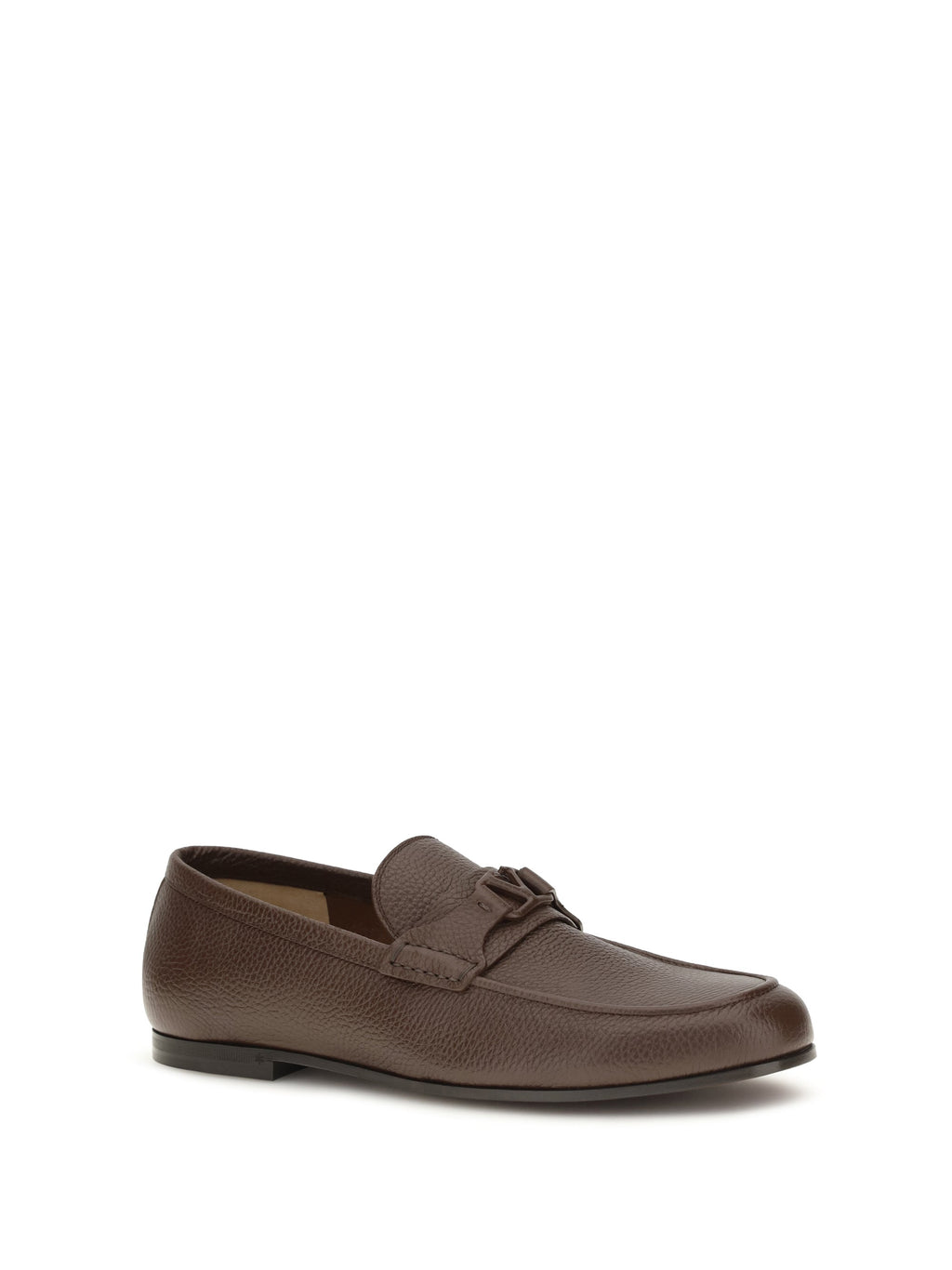 Valentino Garavani Men Vlogo Signature Loafers In Deer Leather