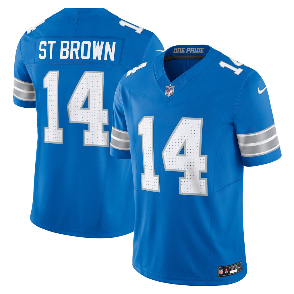 Detroit Lions Amon-Ra St. Brown Blue Vapor F.U.S.E. Limited Jersey