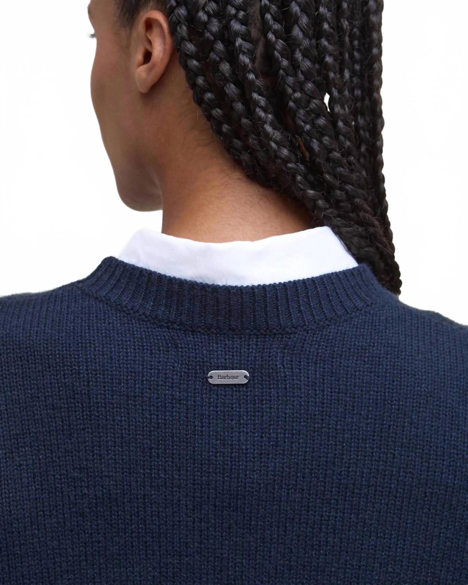 Woodhouse Knitted Jumper In Navy