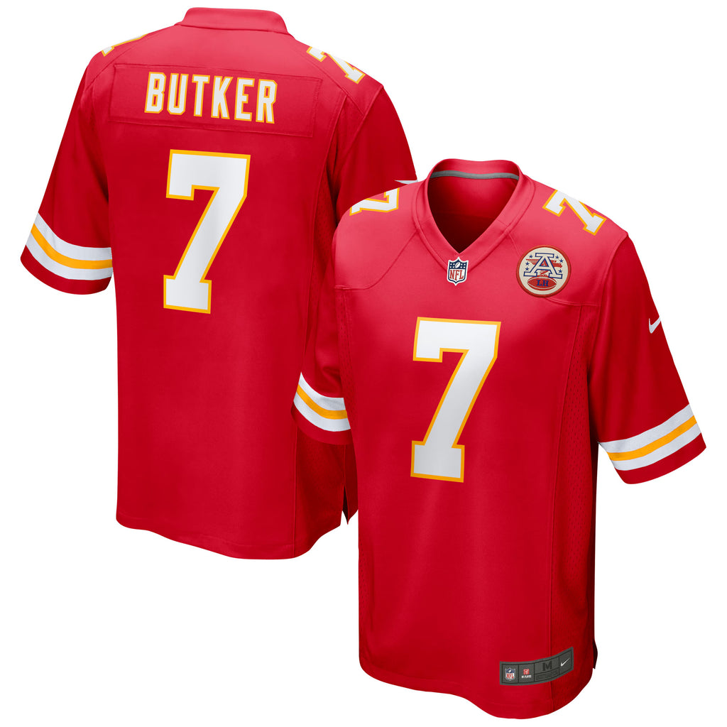 Kansas City Chiefs Harrison Butker Red Game Jersey