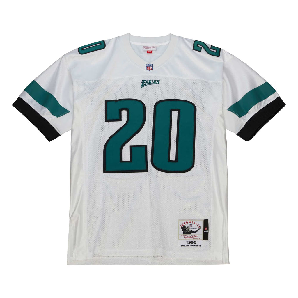 Philadelphia Eagles 1996 Brian Dawkins Mitchell & Ness White Authentic Throwback Retired Player Jersey