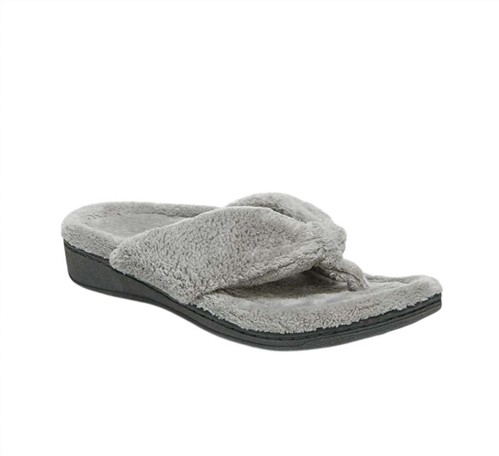 Women's Indulge Gracie Toe-Post Slipper In Light Grey