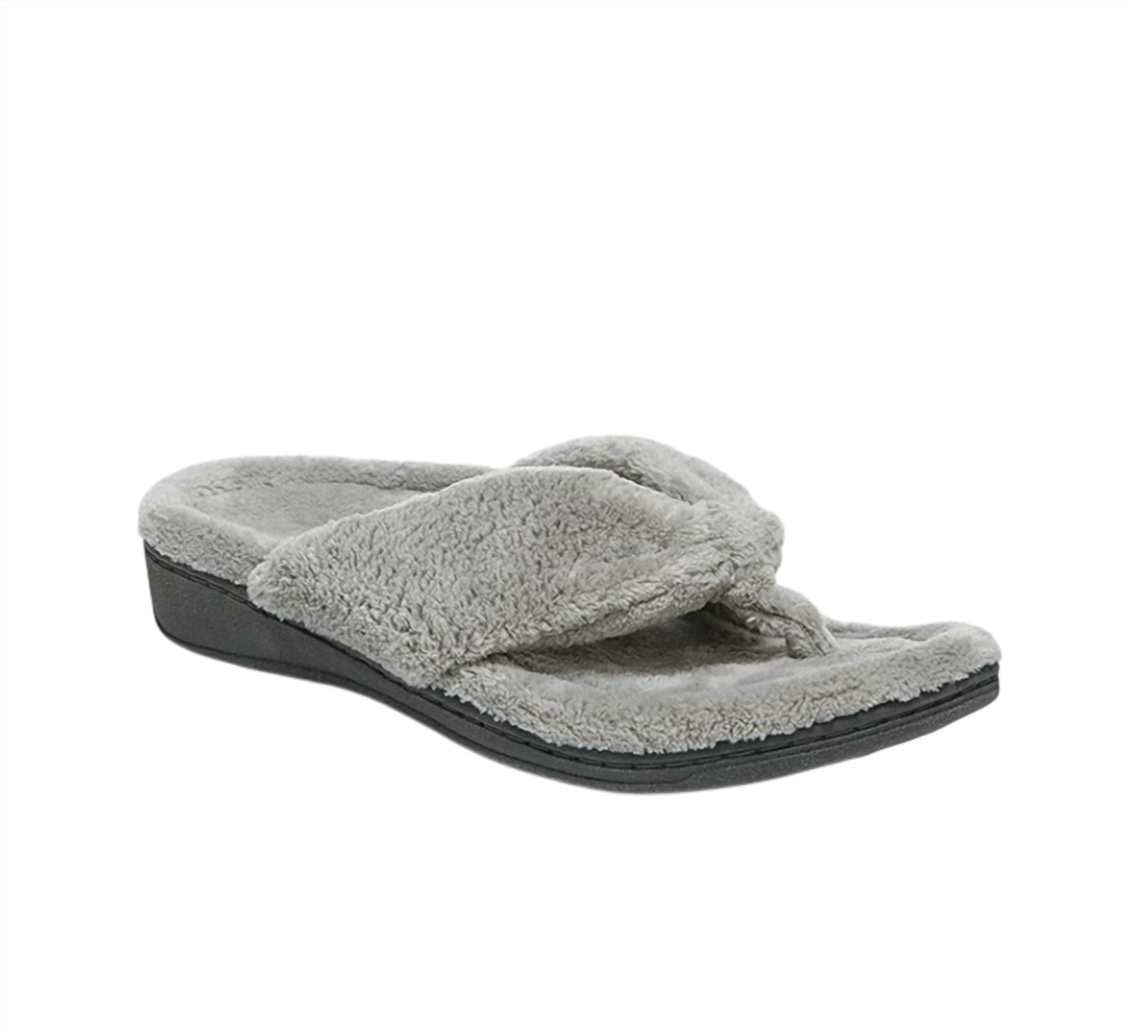 Women's Indulge Gracie Toe-Post Slipper In Light Grey