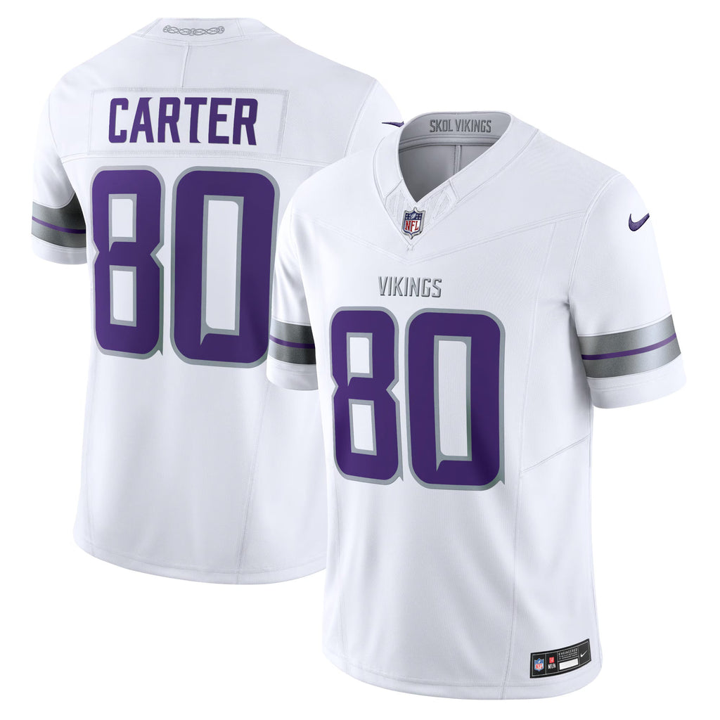 Minnesota Vikings Cris Carter White Alternate Vapor F.U.S.E. Retired Player Limited Jersey