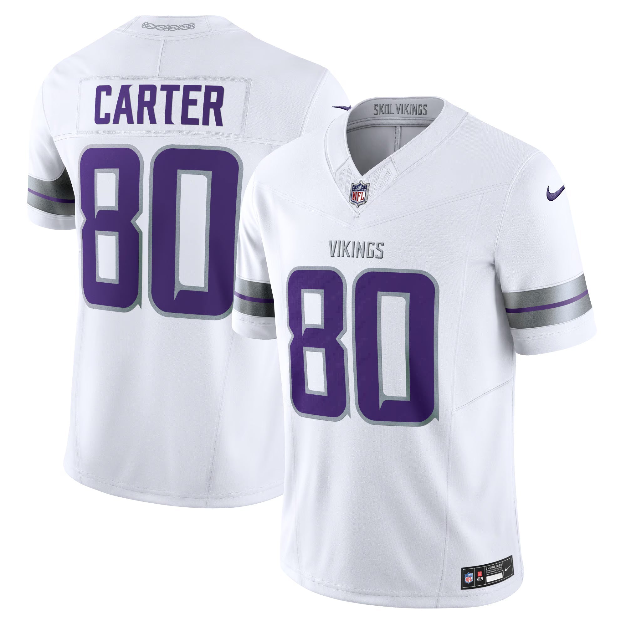 Minnesota Vikings Cris Carter White Alternate Vapor F.U.S.E. Retired Player Limited Jersey