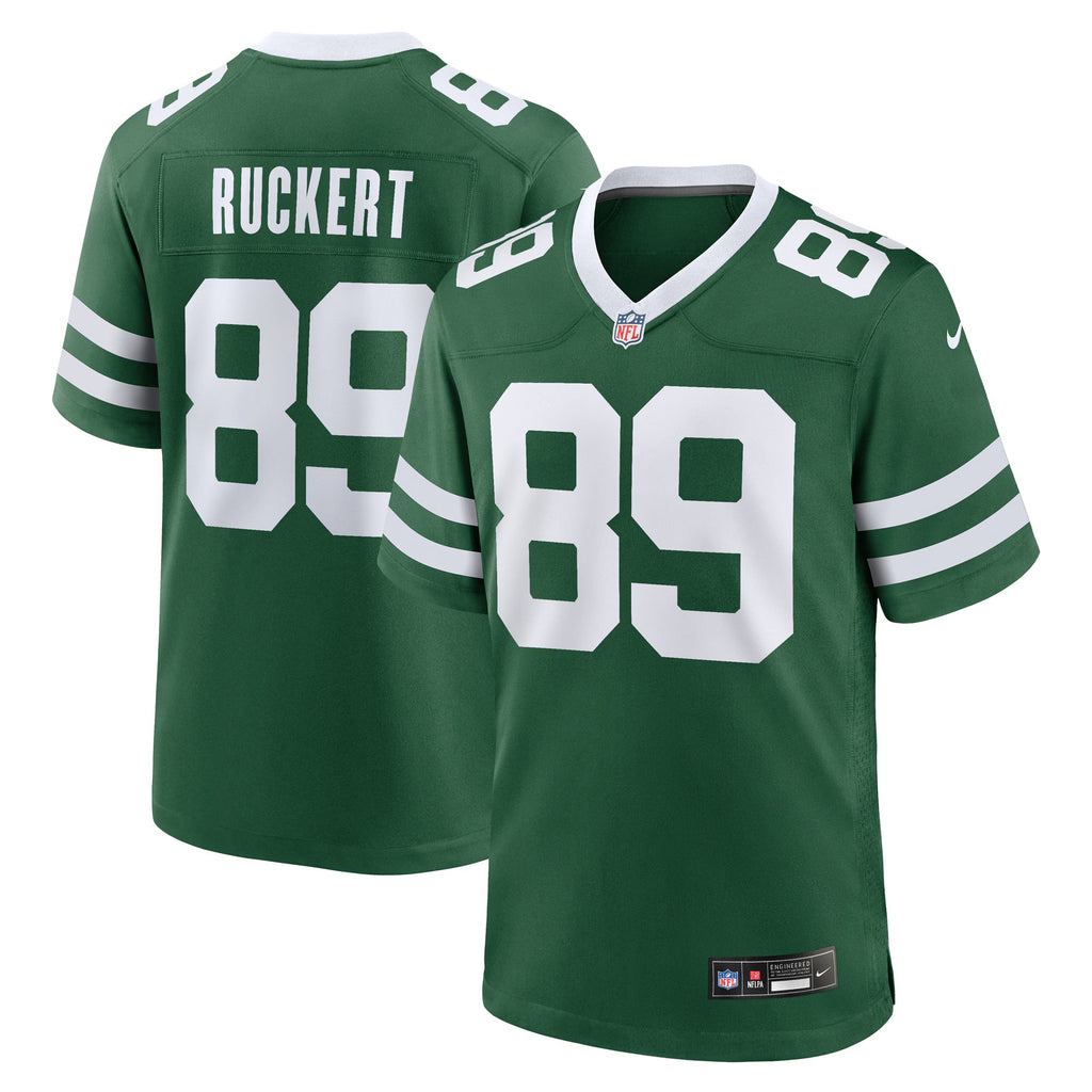 New York Jets Jeremy Ruckert Legacy Green Team Game Jersey