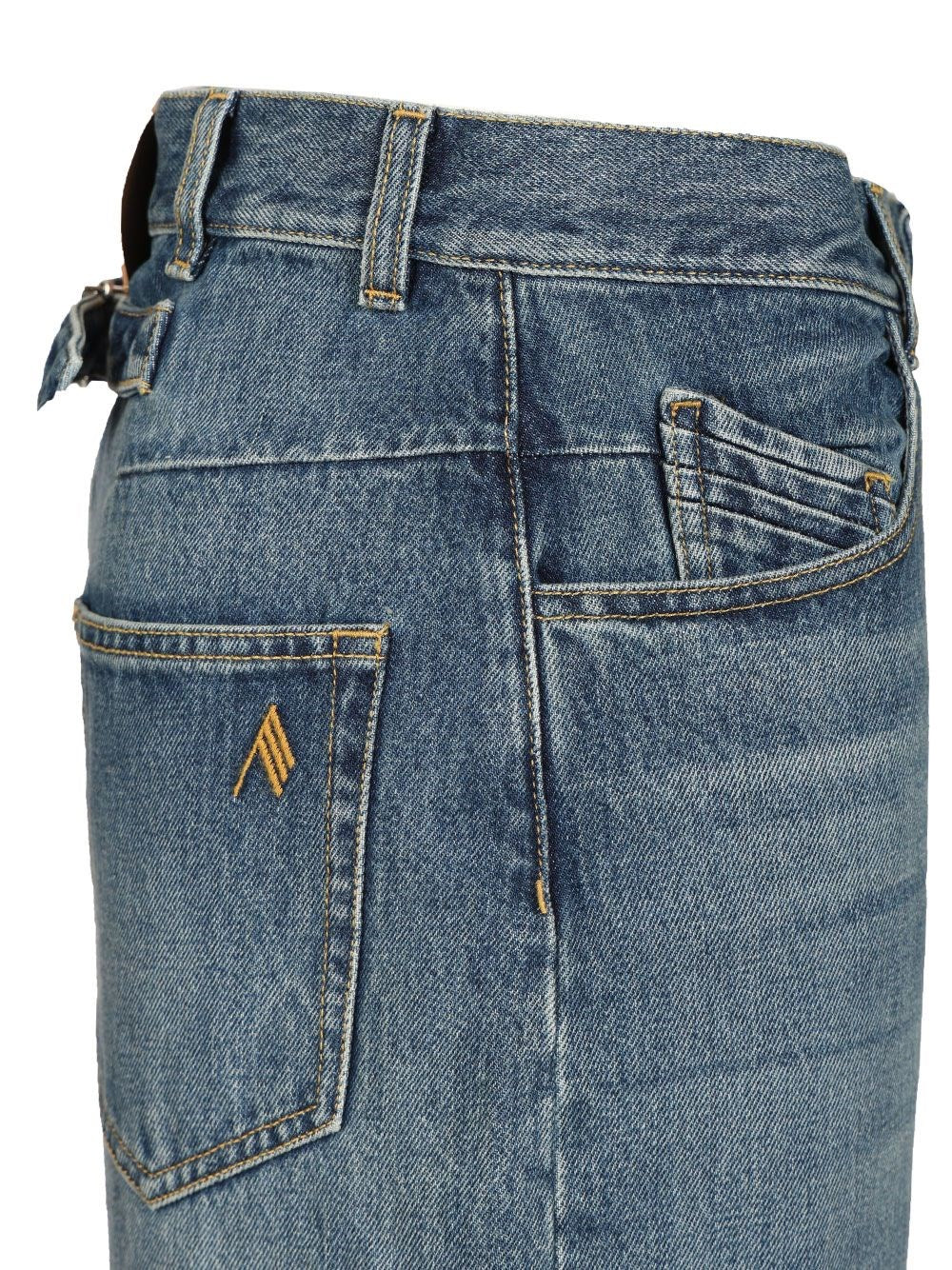 The Attico Women Denim Trousers