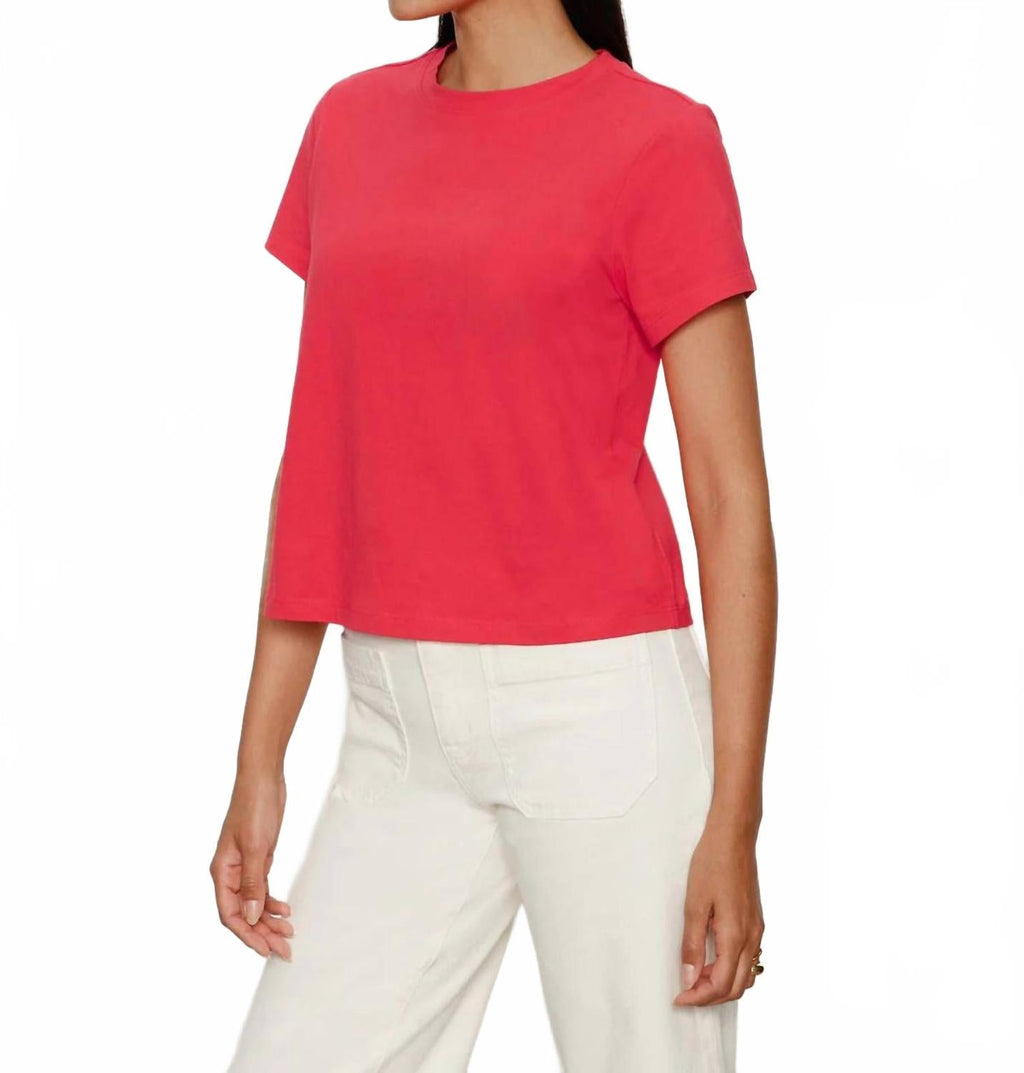 Timeless Crewneck Tee In Tulip