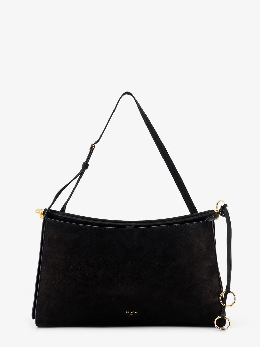 Alaia Women Le Click Pocket 35 Nabuk Shoulder Bag