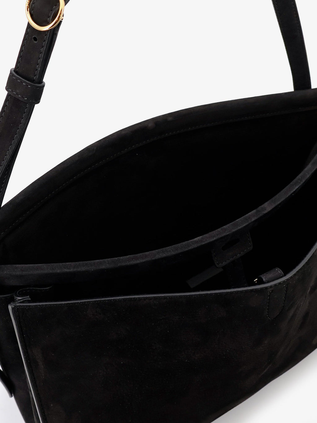 Alaia Women Le Click Pocket 35 Nabuk Shoulder Bag