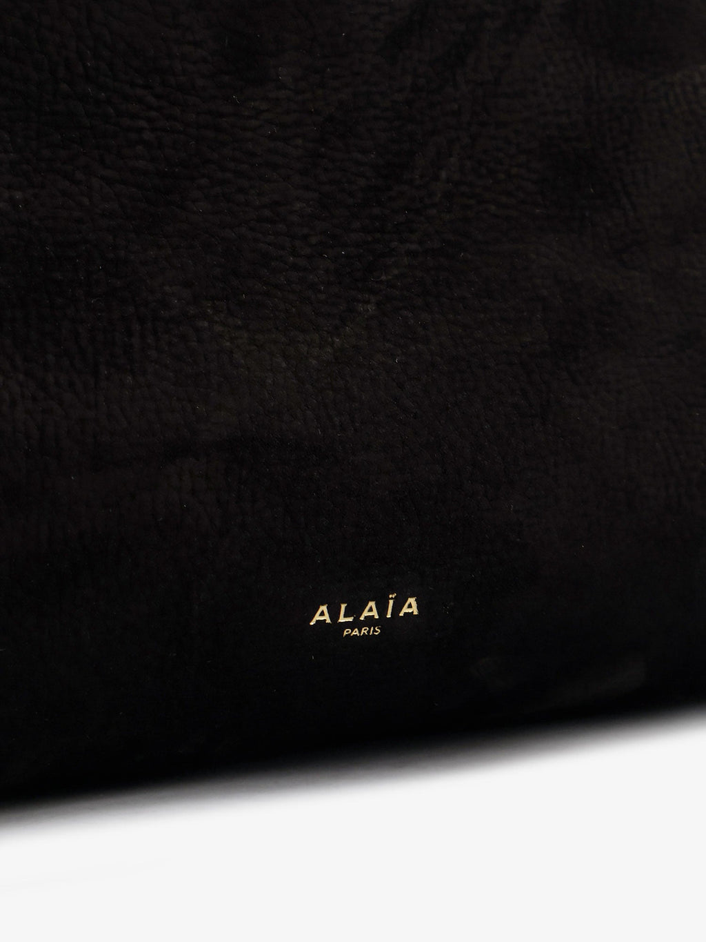 Alaia Women Le Click Pocket 35 Nabuk Shoulder Bag