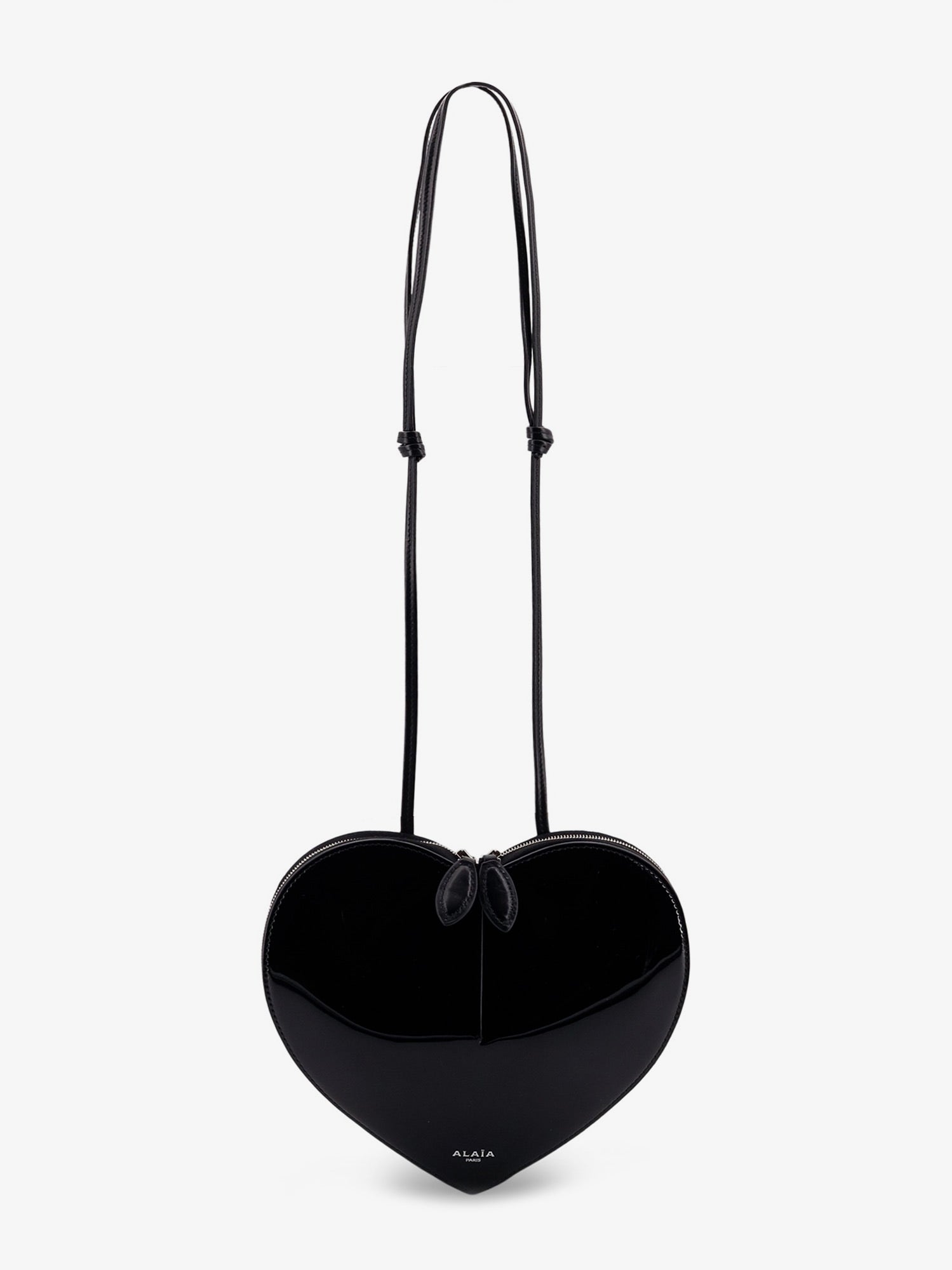Alaia Women Le Coeur Patent Leather Crossbody Bag