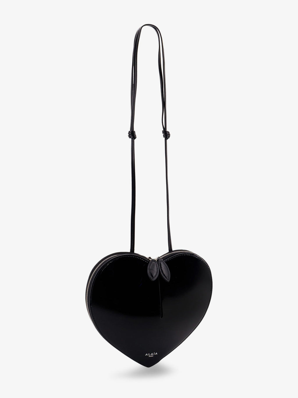 Alaia Women Le Coeur Patent Leather Crossbody Bag