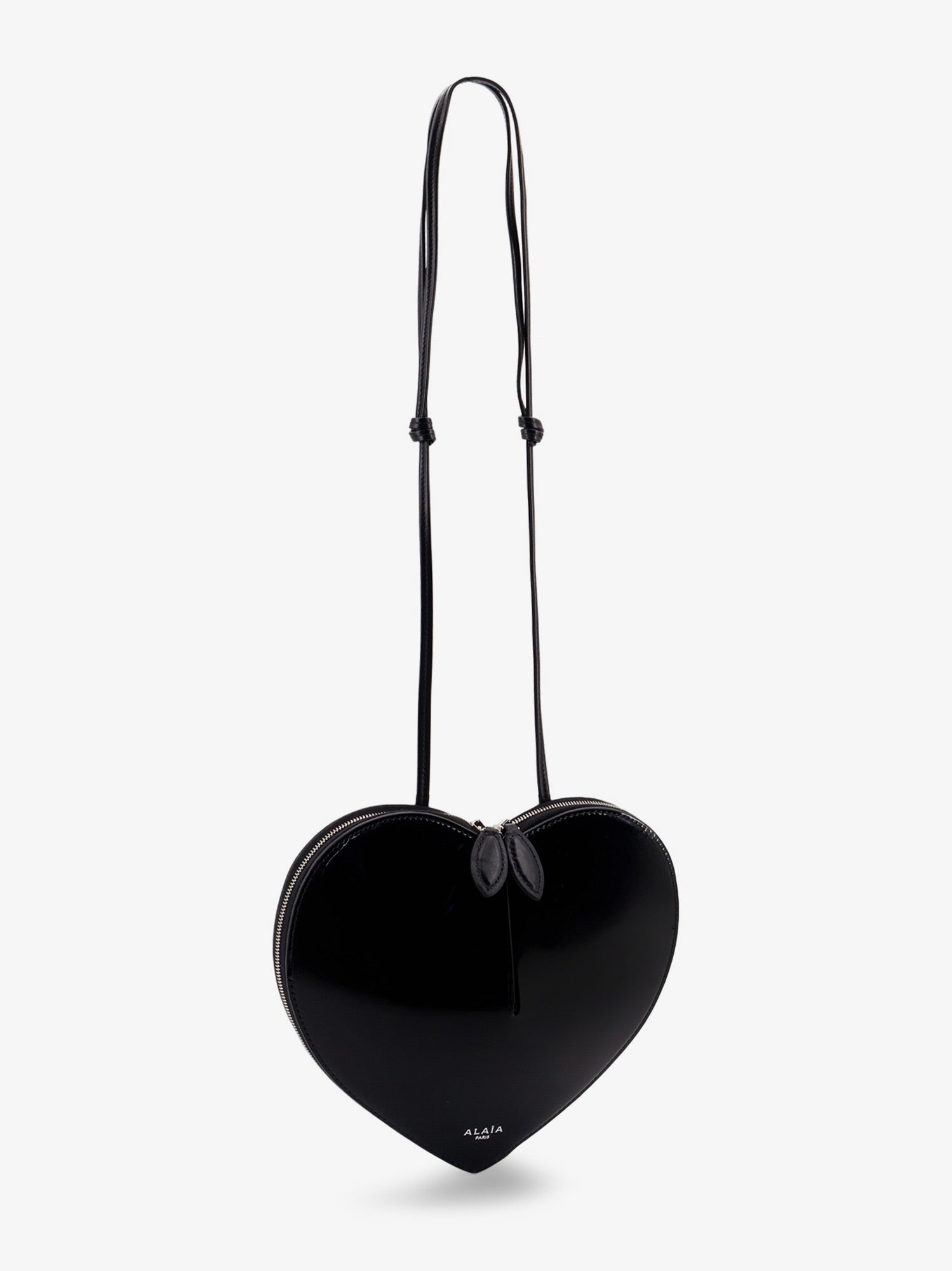Alaia Women Le Coeur Patent Leather Crossbody Bag