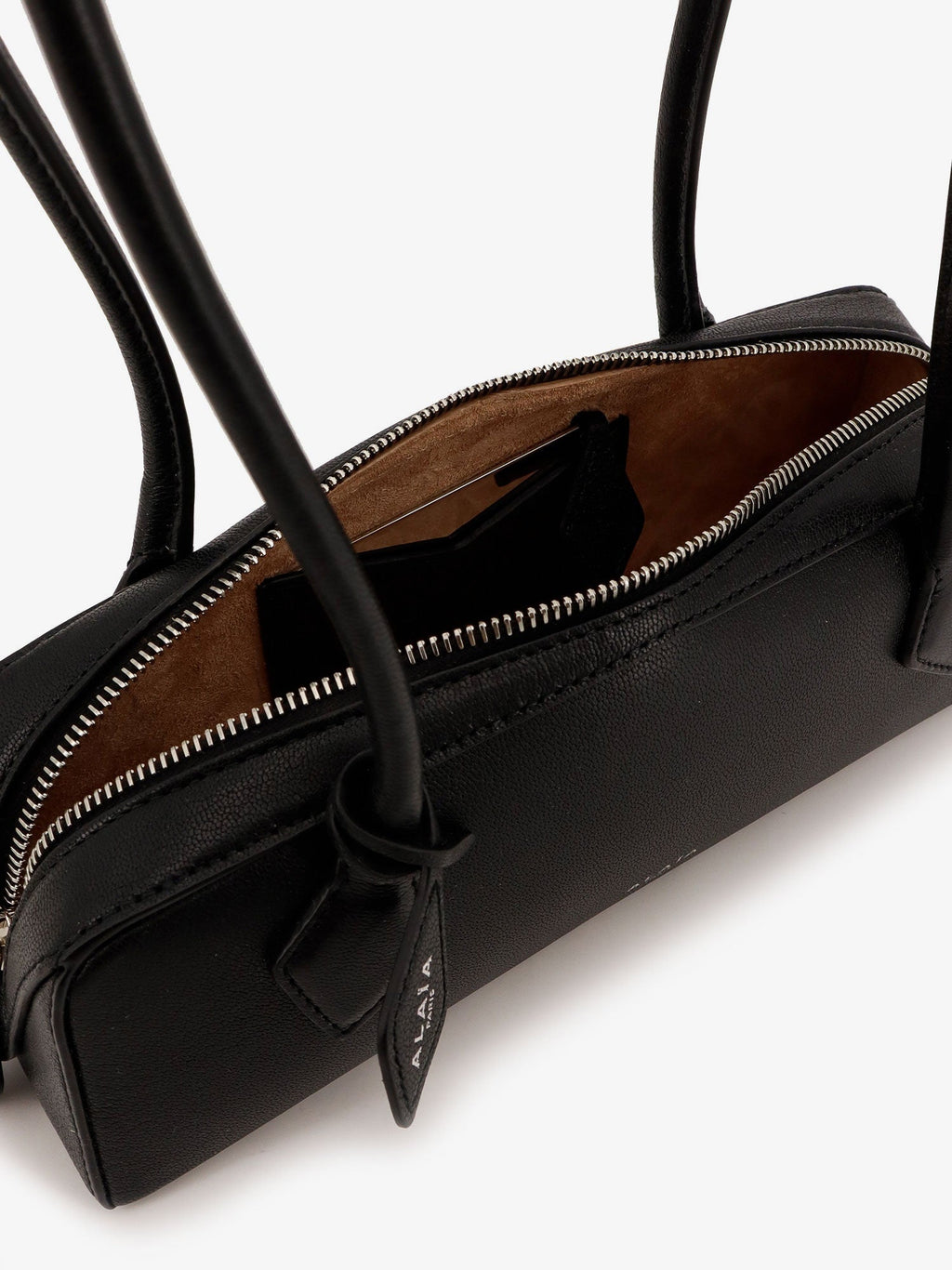 Alaia Women Teckel Small Leather Shoulder Bag