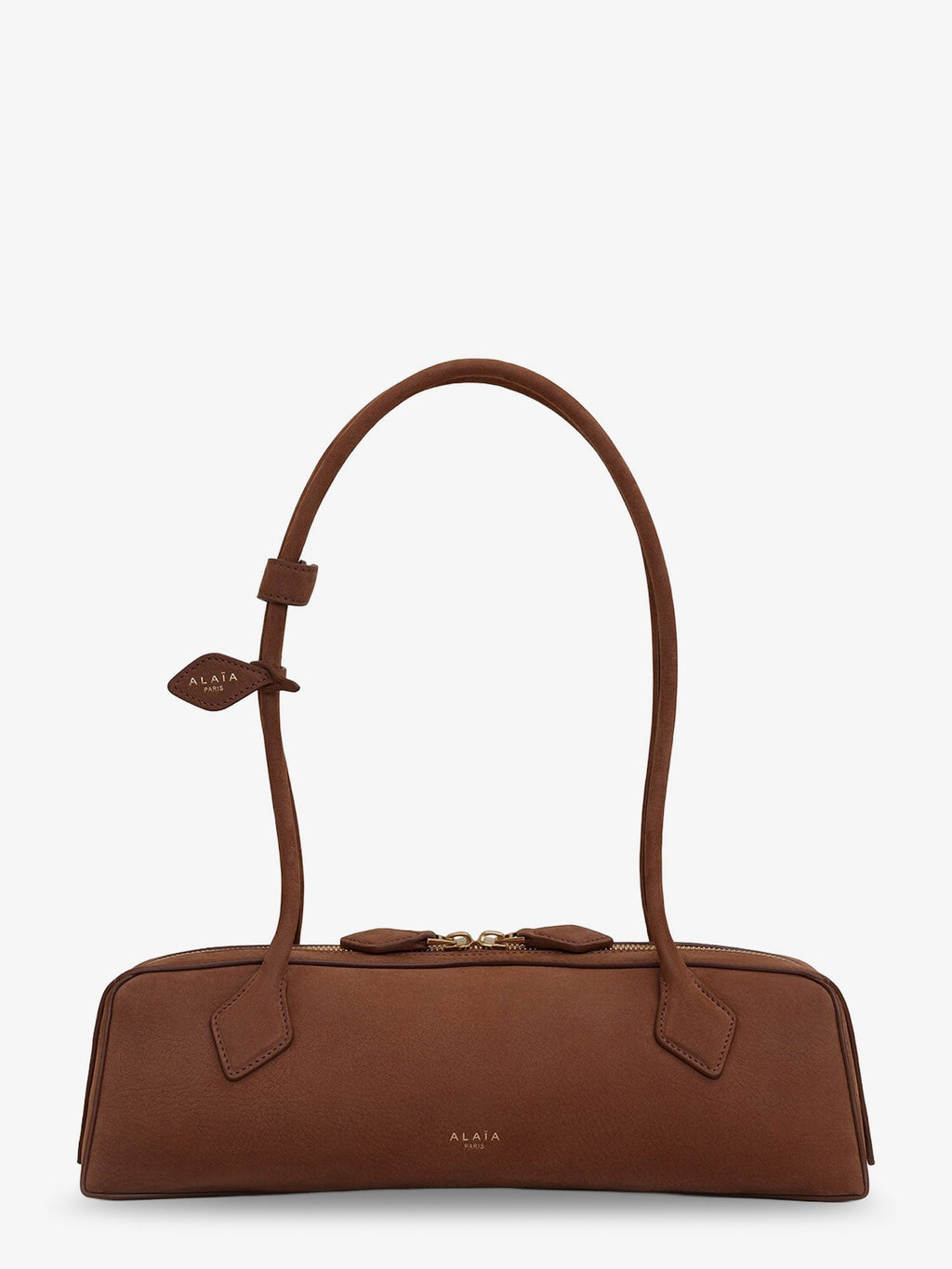 Alaia Women Teckel Medium Suede Shoulder Bag