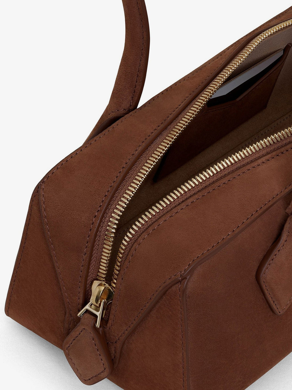 Alaia Women Teckel Medium Suede Shoulder Bag