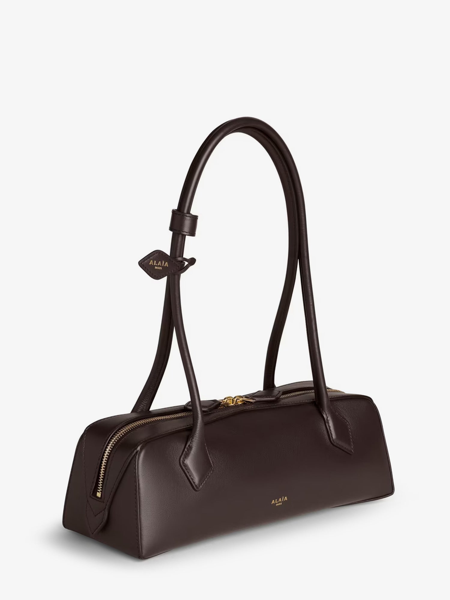 Alaia Women Le Teckel Medium Leather Shoulder Bag