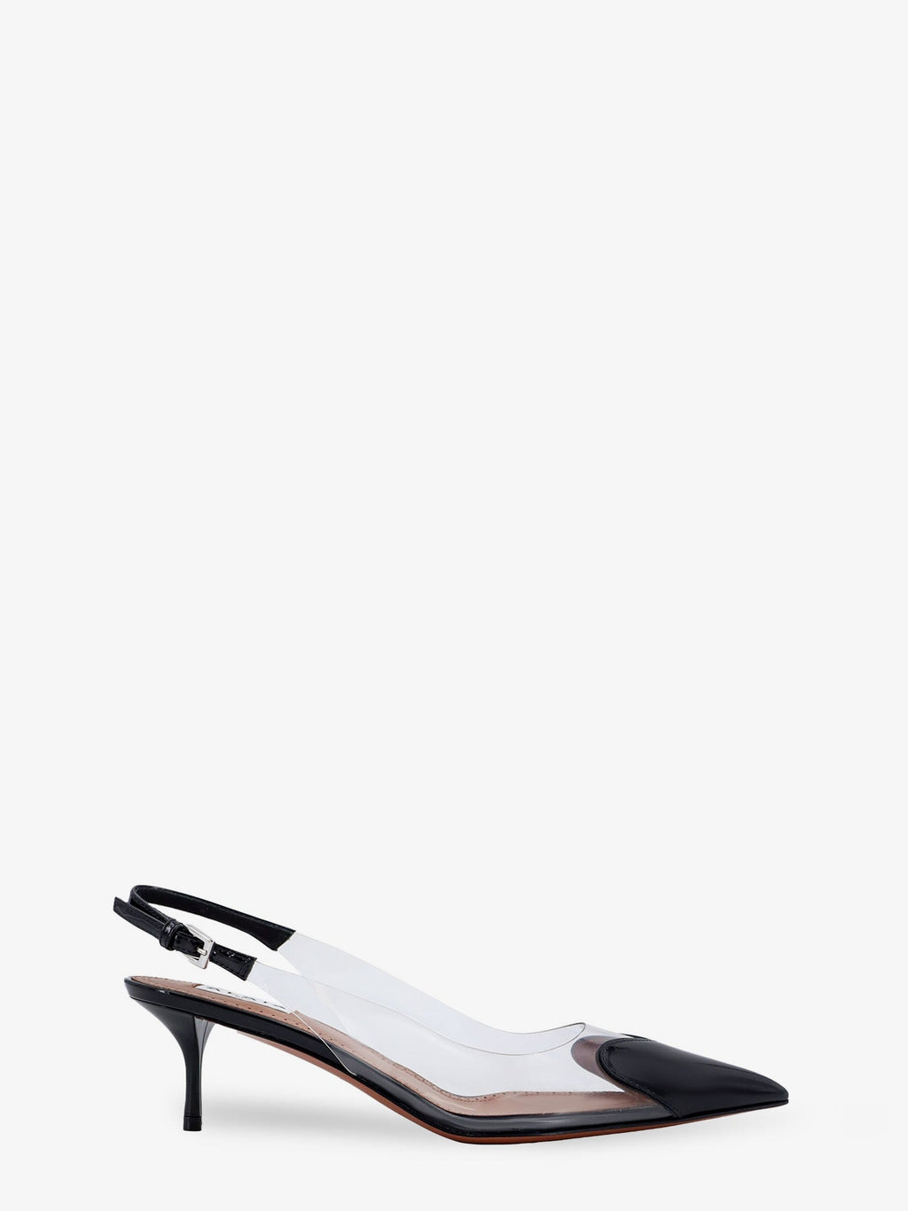 Alaia Women Le Coeur Slingback Pvc And Leather Pumps