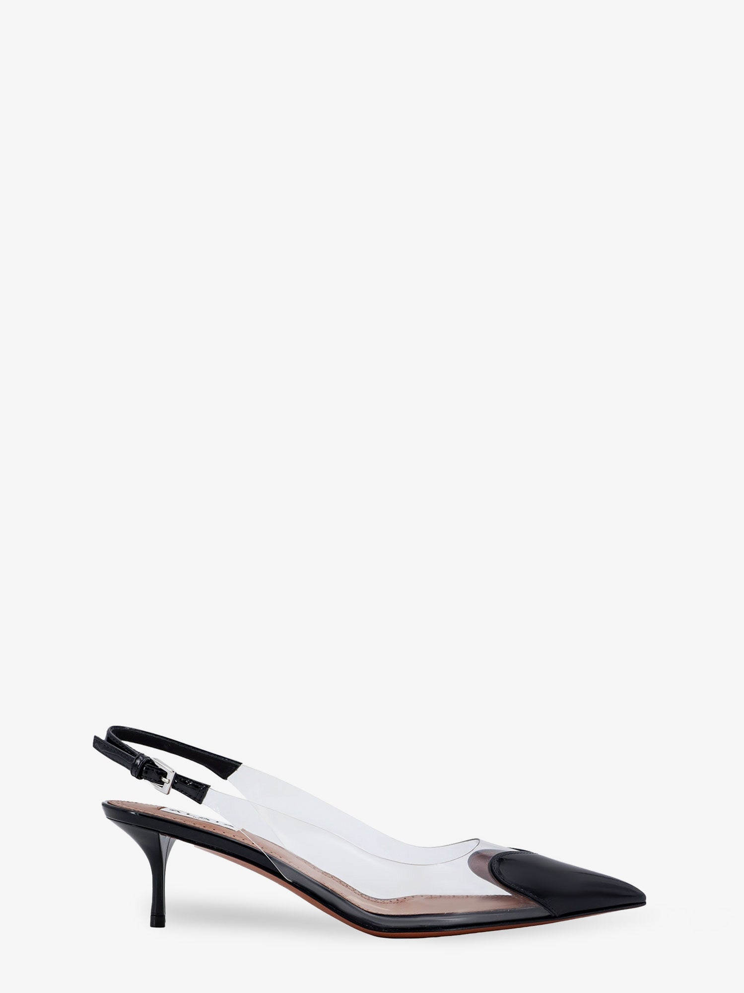 Alaia Women Le Coeur Slingback Pvc And Leather Pumps