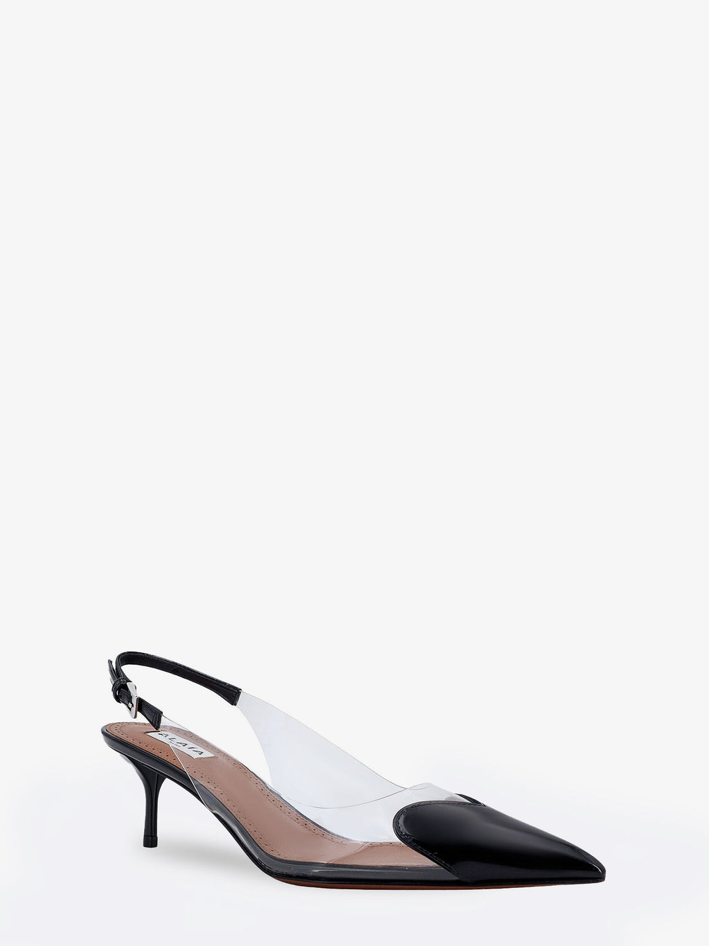Alaia Women Le Coeur Slingback Pvc And Leather Pumps