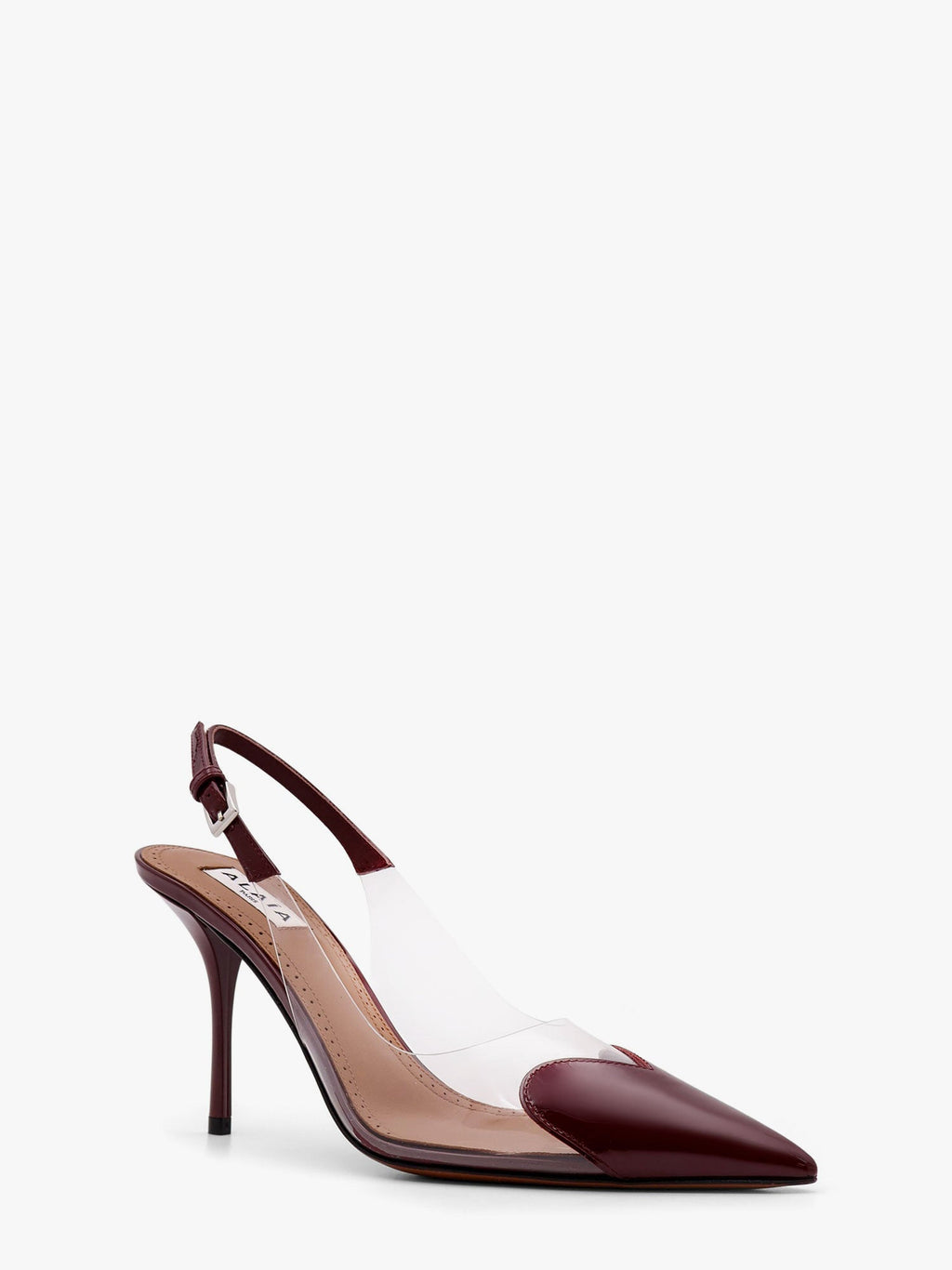 Alaia Women Slingbacks 90 Leather And Pvc Pumps