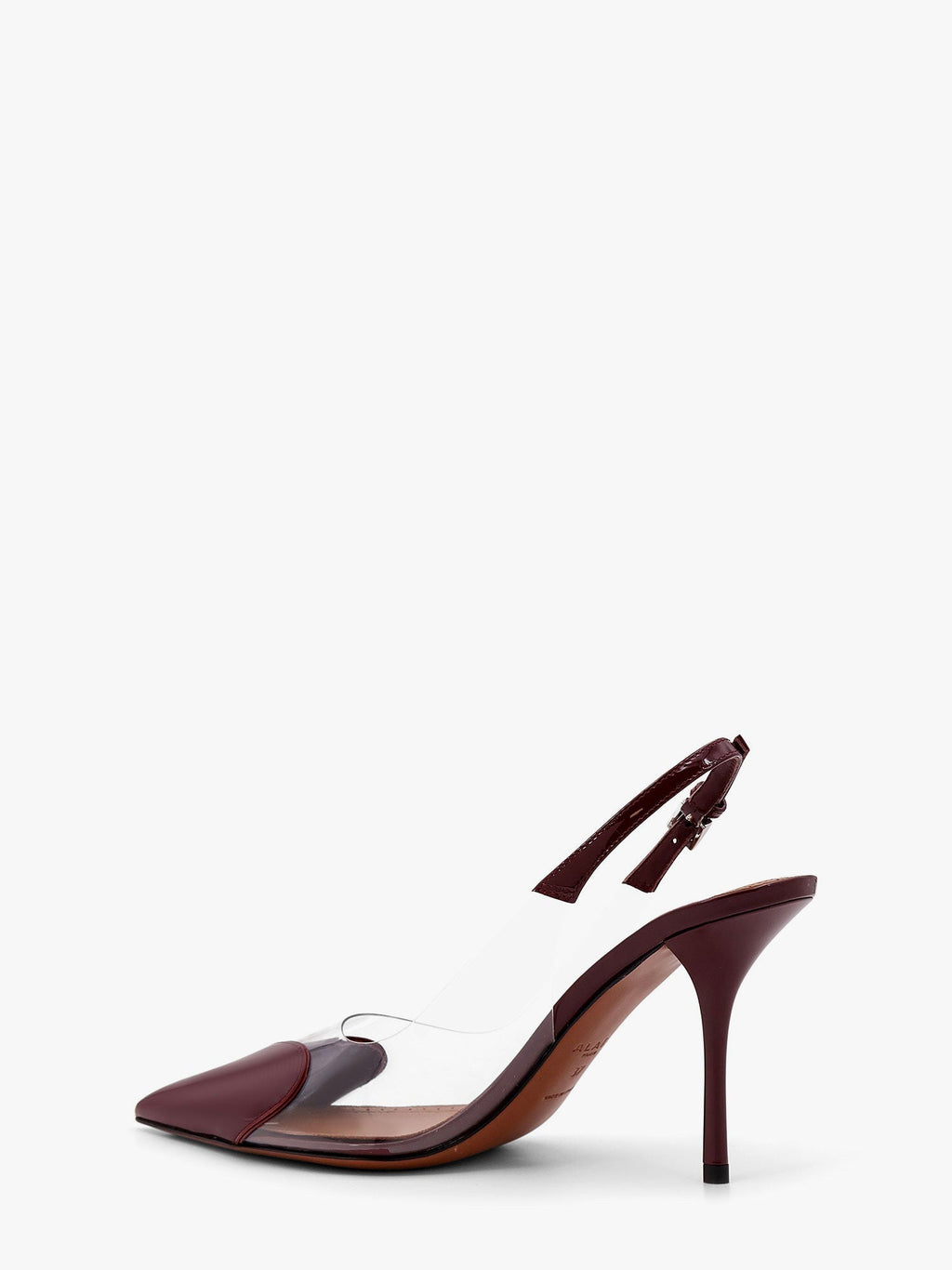 Alaia Women Slingbacks 90 Leather And Pvc Pumps