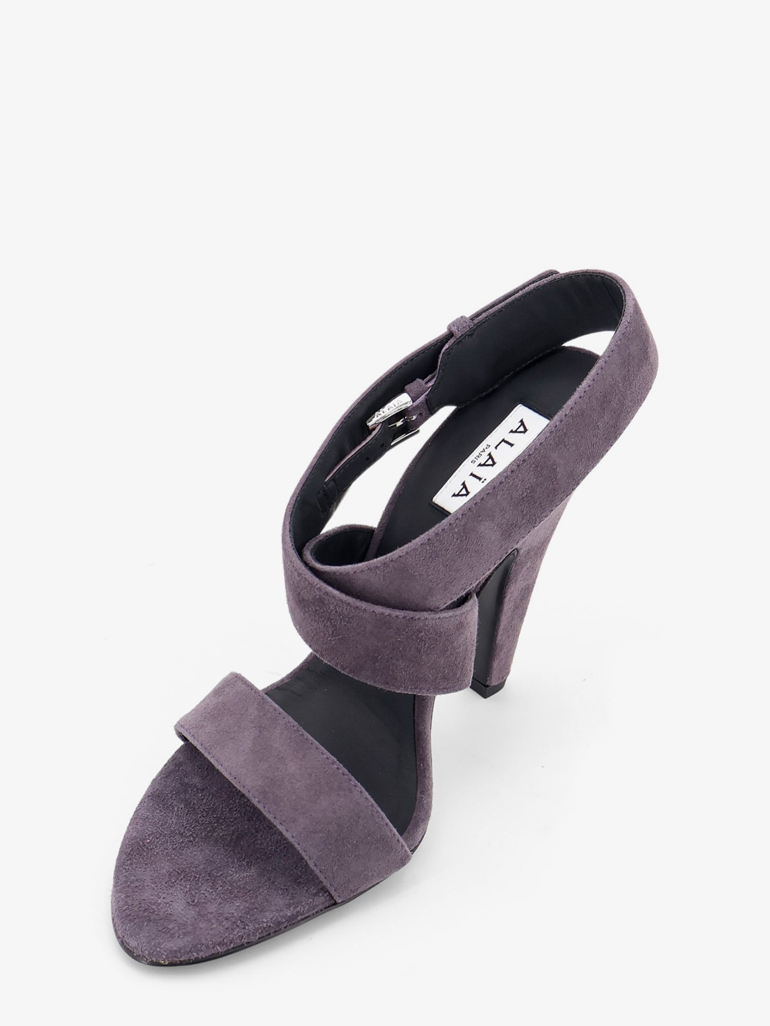 Alaia Women Suede Heeled Sandals