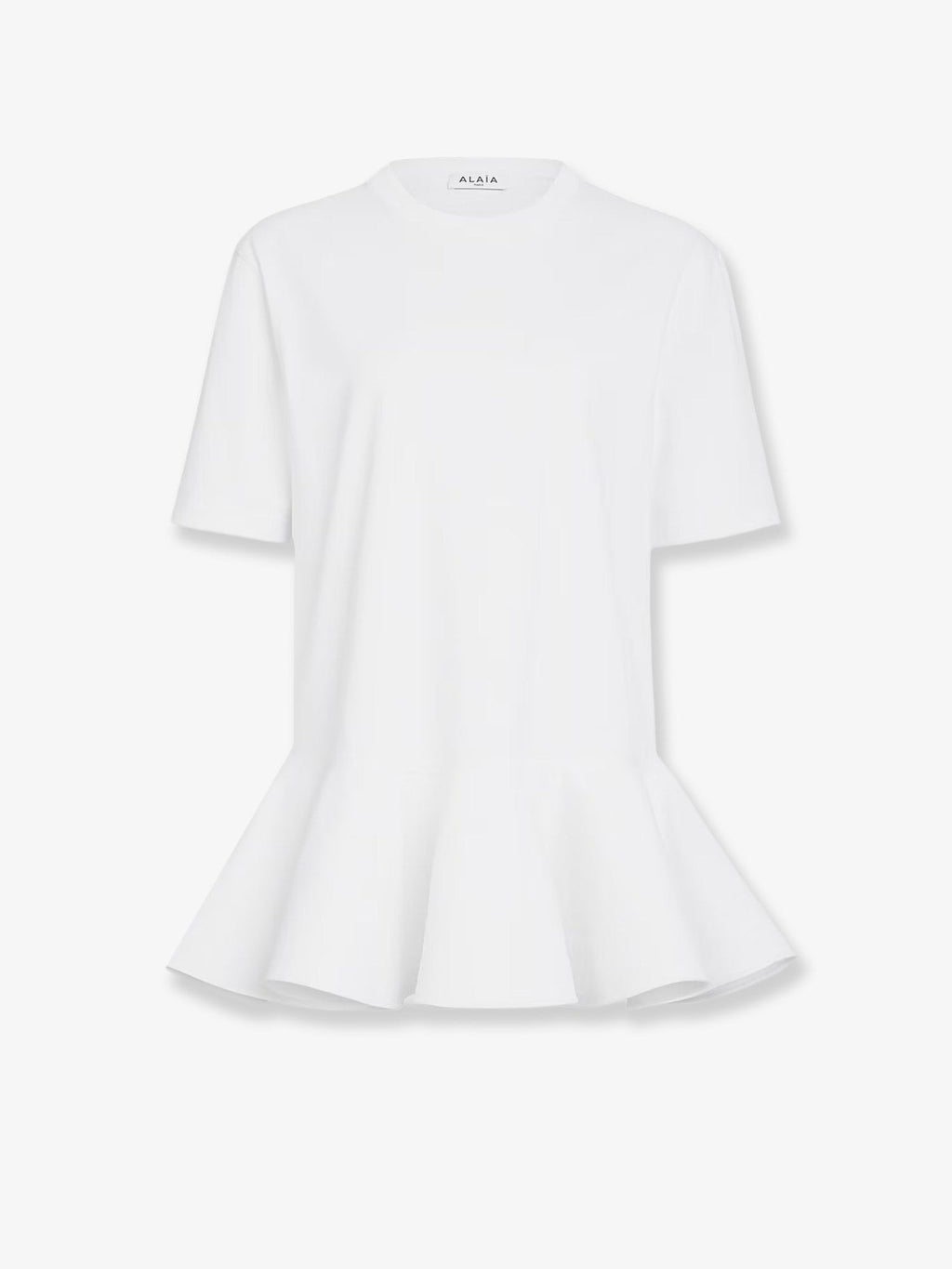 Alaia Women Crinoline Cotton Jersey T-Shirt