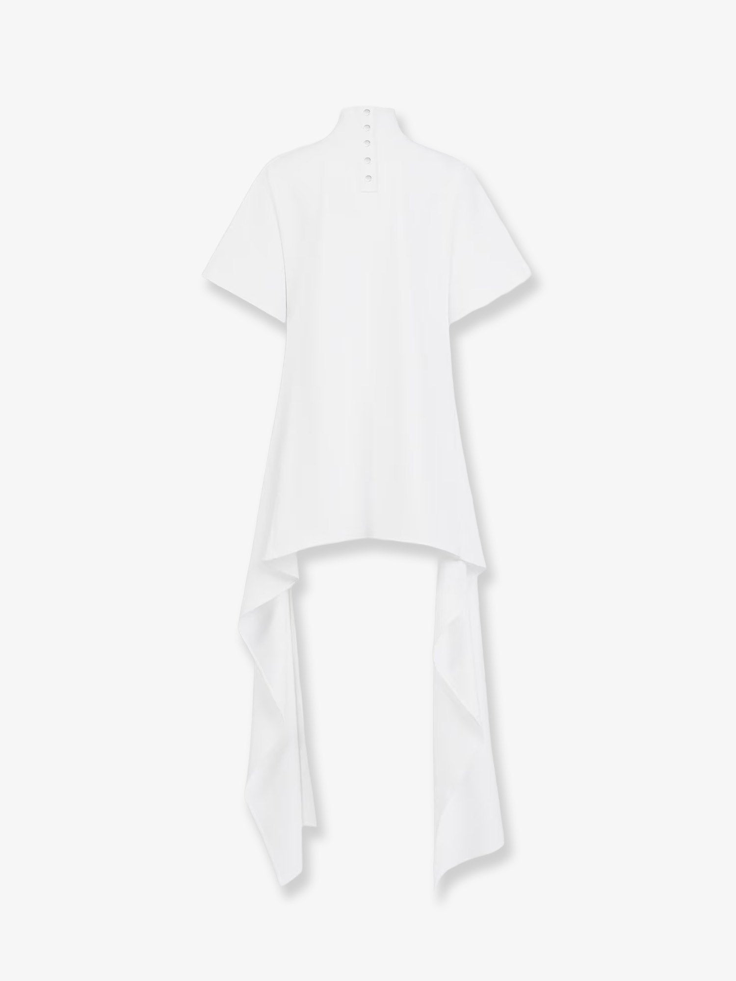Alaia Women Asym Cotton Blend T-Shirt