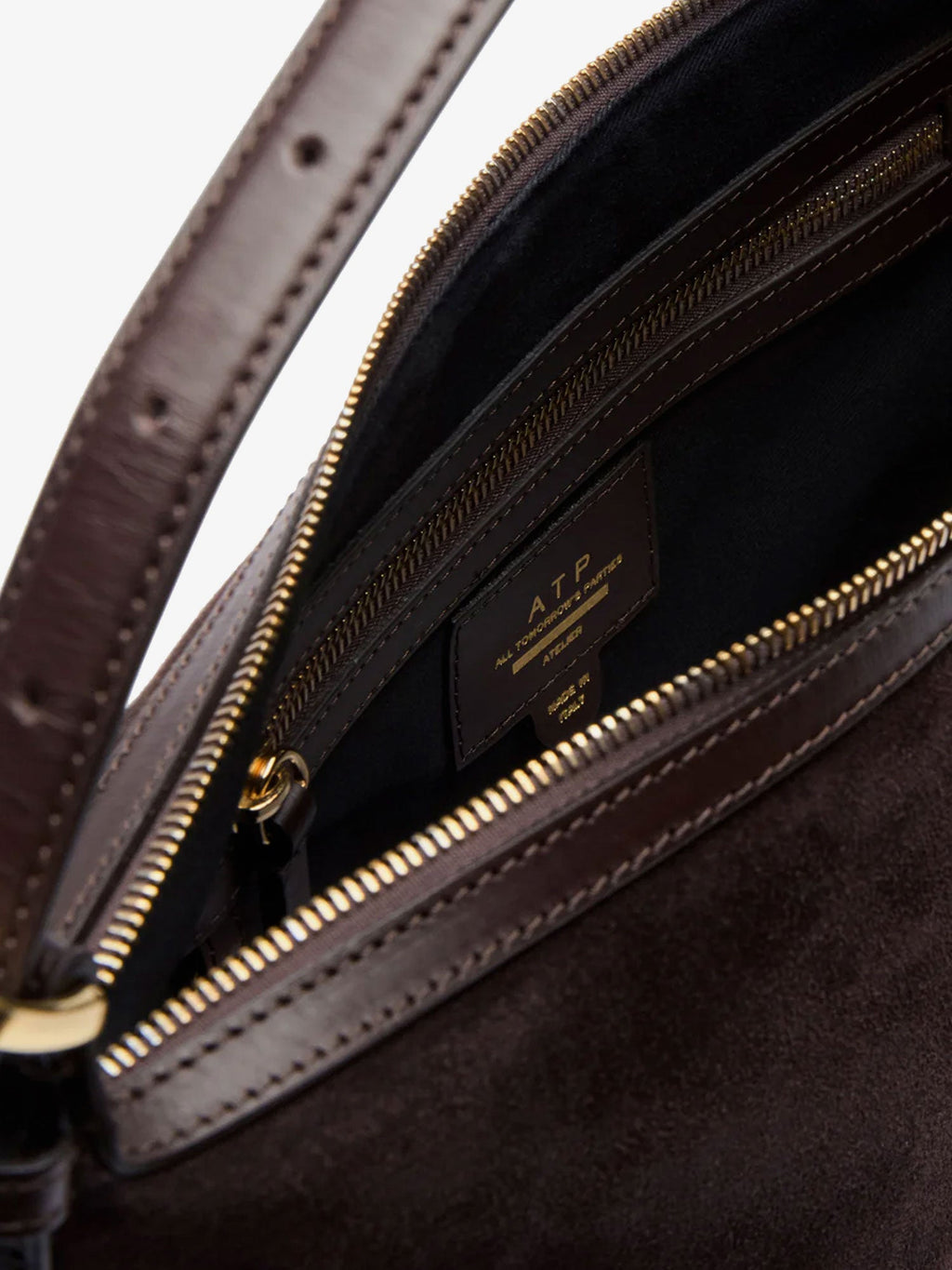 Atp Atelier Women Castellare Suede Shoulder Bag