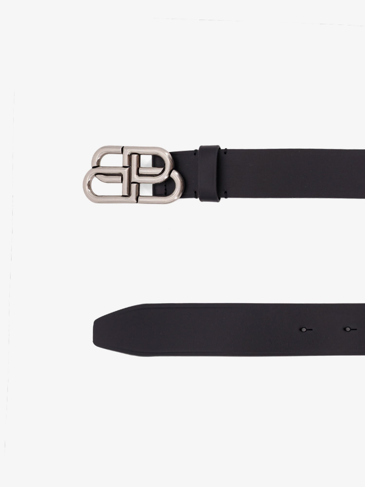 Balenciaga Men Bb Large Leather Belt