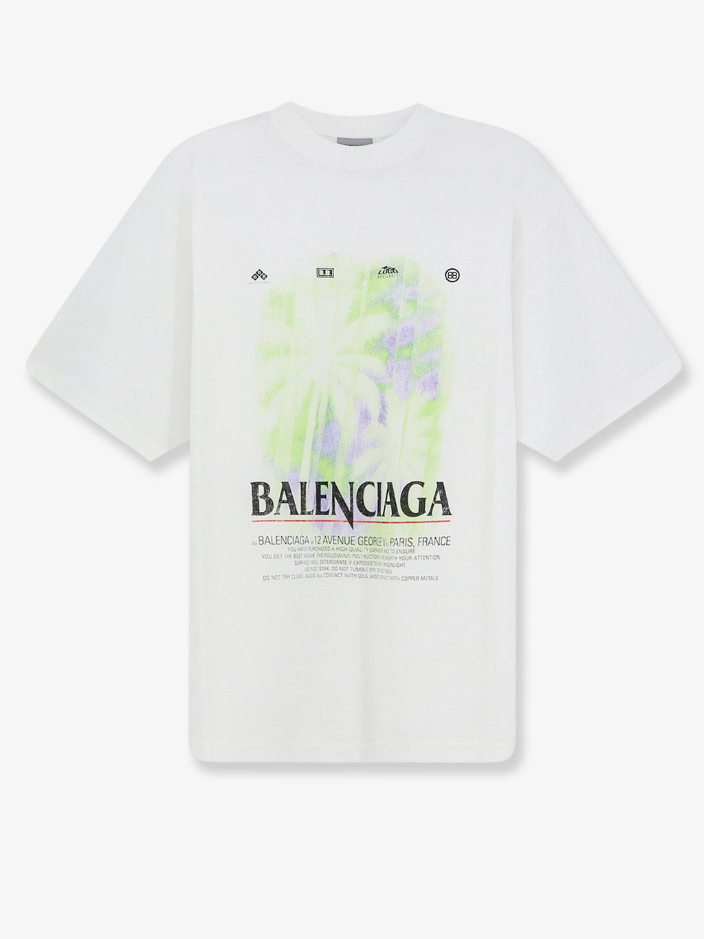 Balenciaga Men The Window Cotton T-Shirt