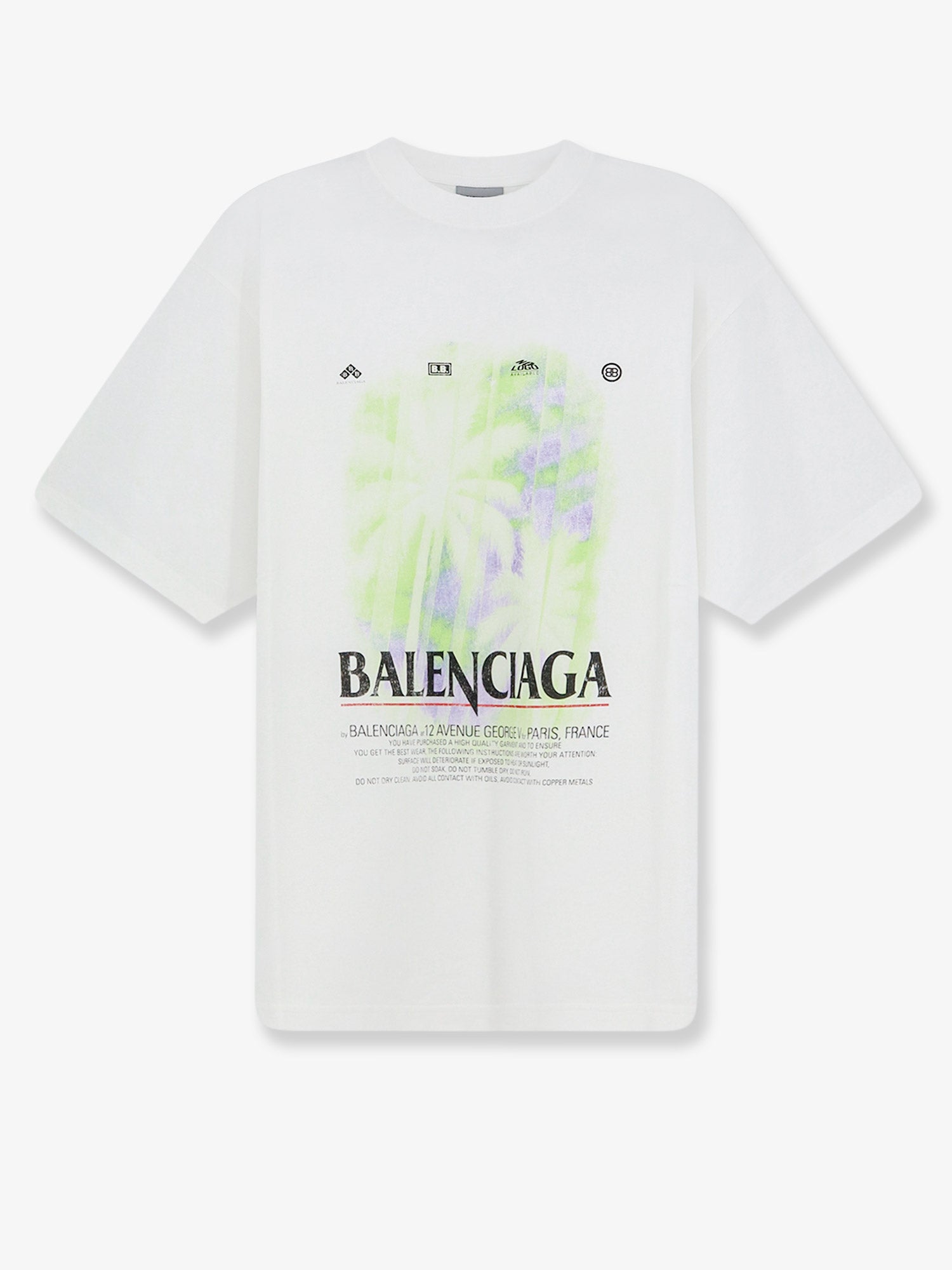 Balenciaga Men The Window Cotton T-Shirt