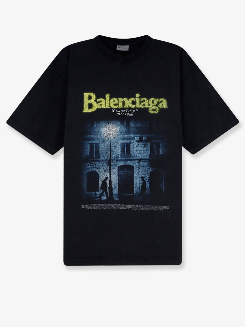 Balenciaga Men The Address Cotton T-Shirt