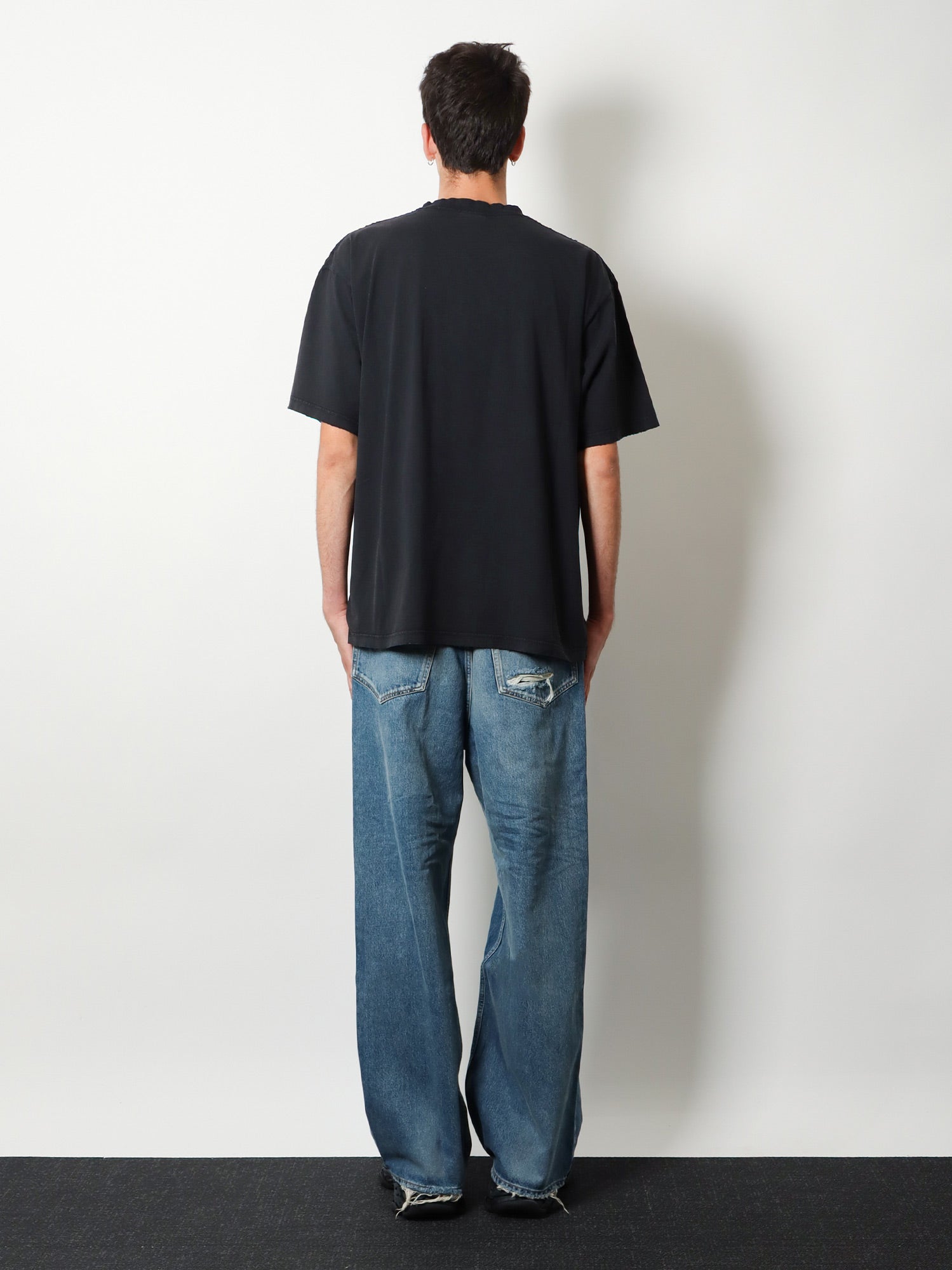 Balenciaga Men The Address Cotton T-Shirt