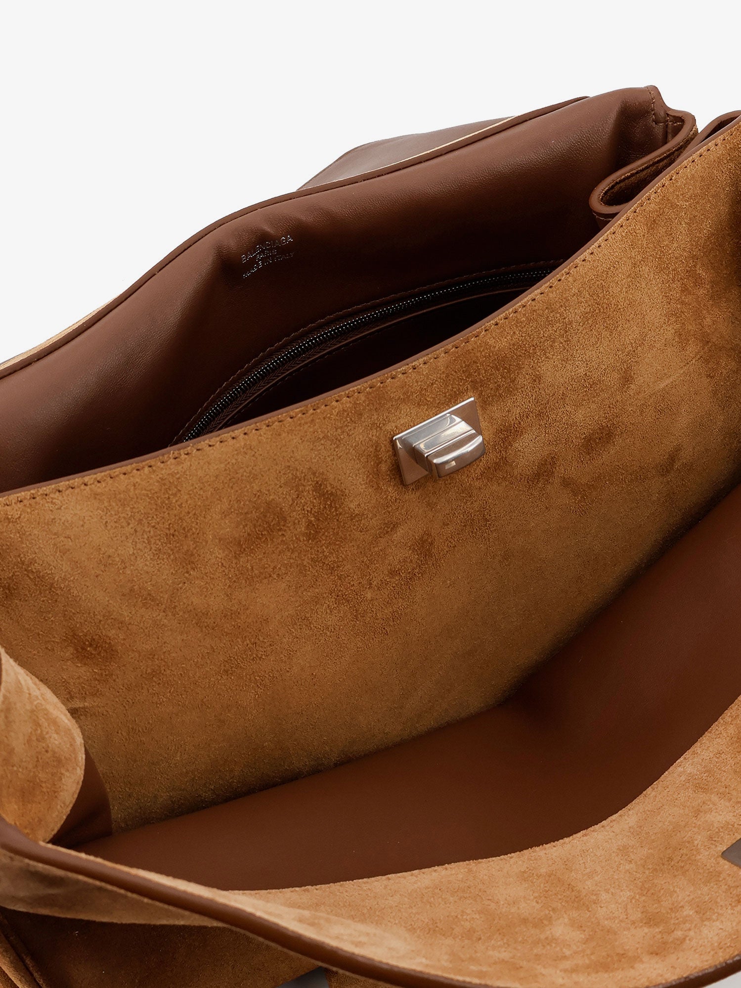 Balenciaga Women Rodeo M Suede Shoulder Bag