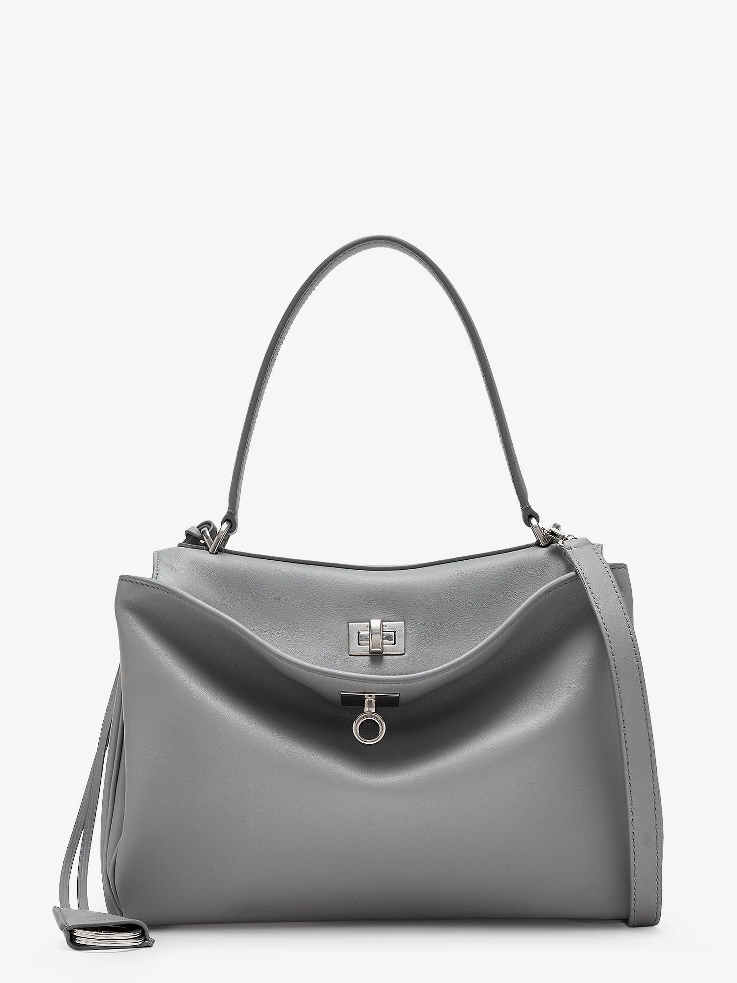 Balenciaga Women Rodeo Leather Crossbody Bag