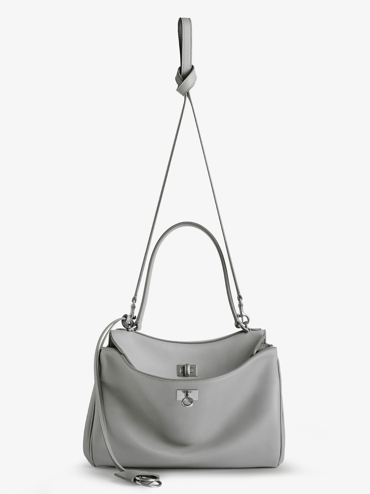 Balenciaga Women Rodeo Leather Crossbody Bag