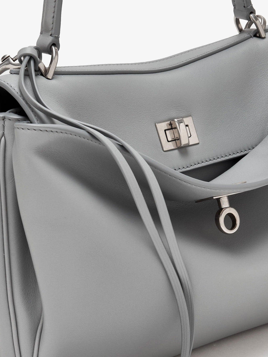 Balenciaga Women Rodeo Leather Crossbody Bag